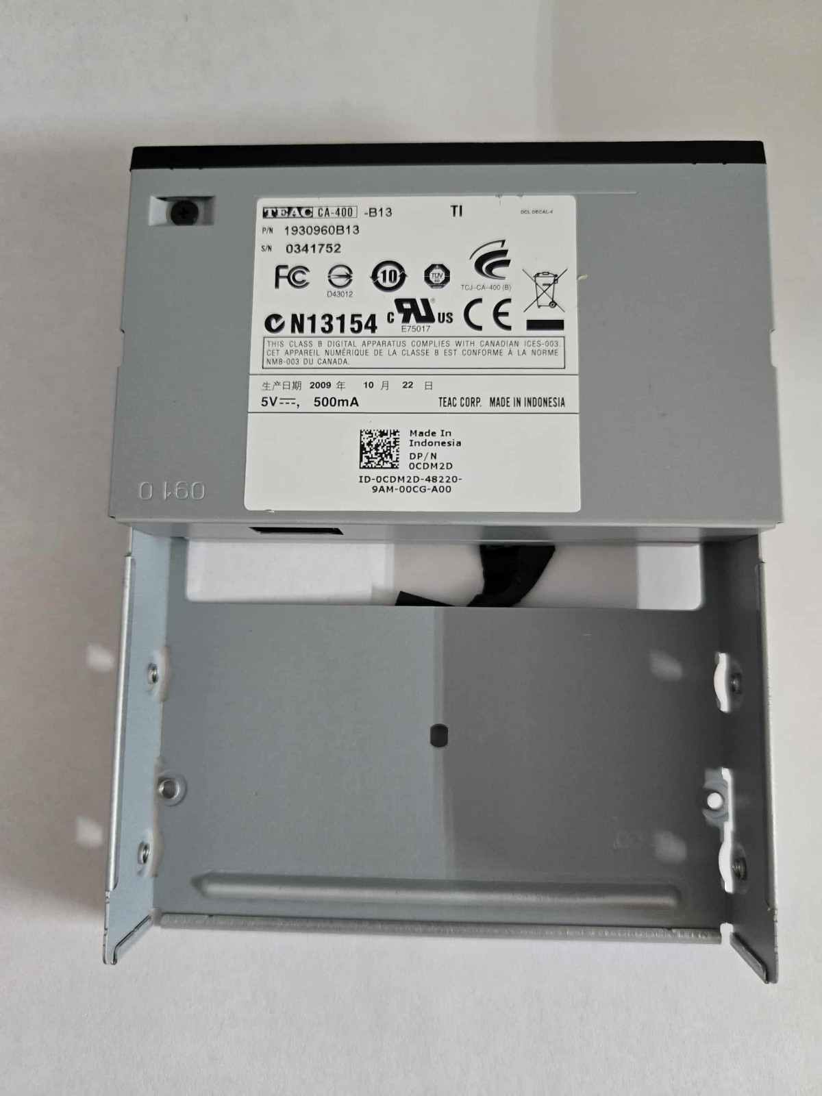 Dell T1500 Inspiron 560 580 CA-400 19-Way Media & Flash Memory Card Reader CDM2D