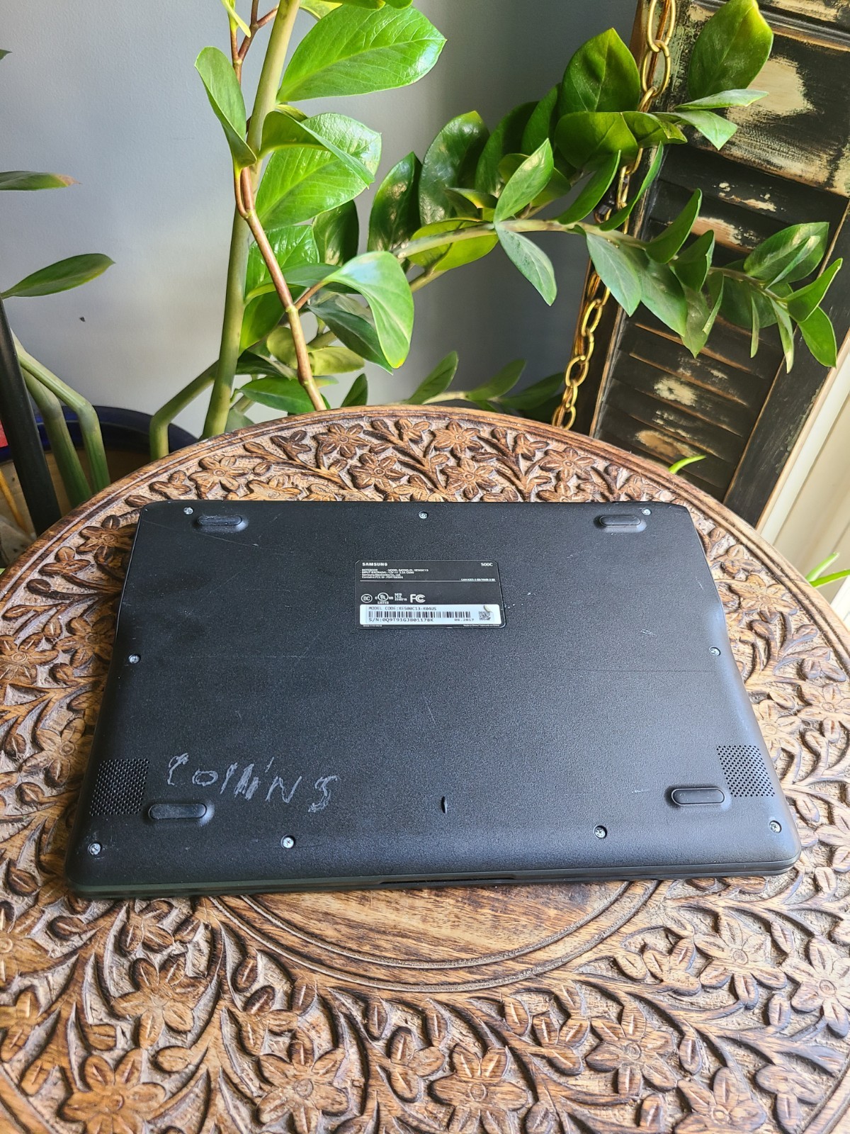 Samsung Chromebook 3 XE500C13 Broken Screen Powers On Parts Repair No Charger