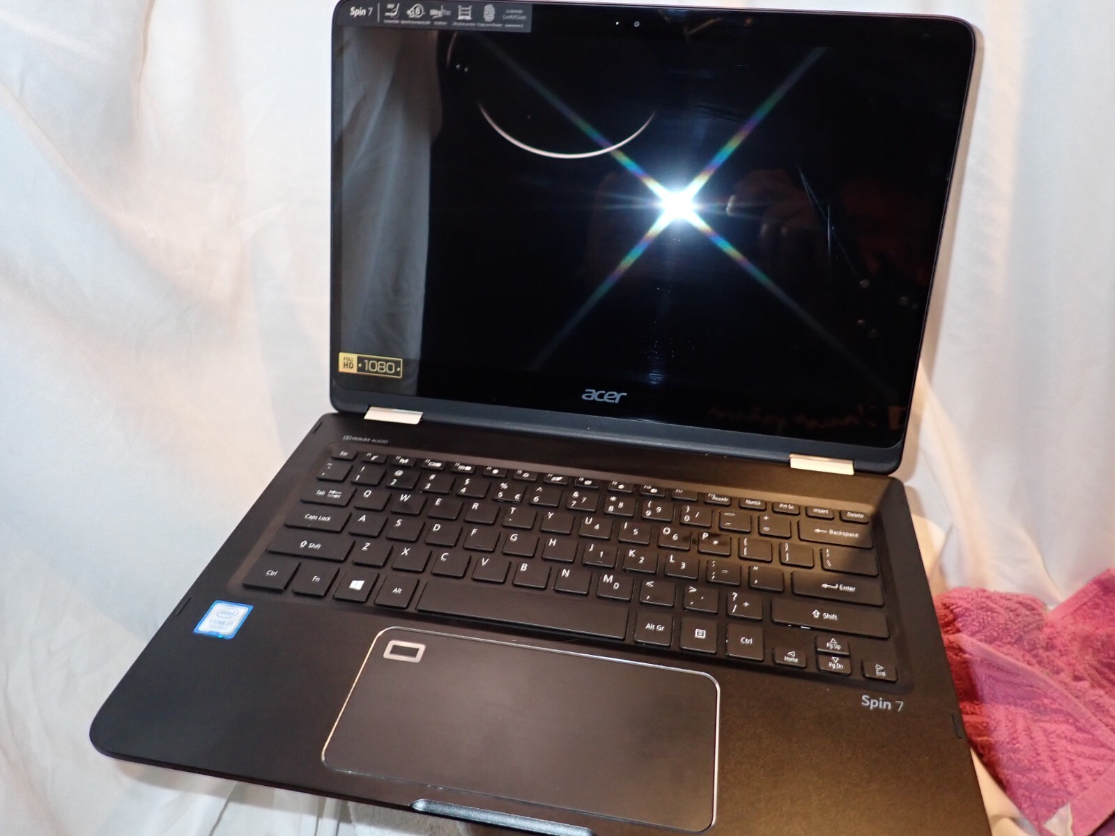 Acer Spin 714 14 Touchscreen Convertible Laptop Tablet Intel i7 8GB 256GB Win 10