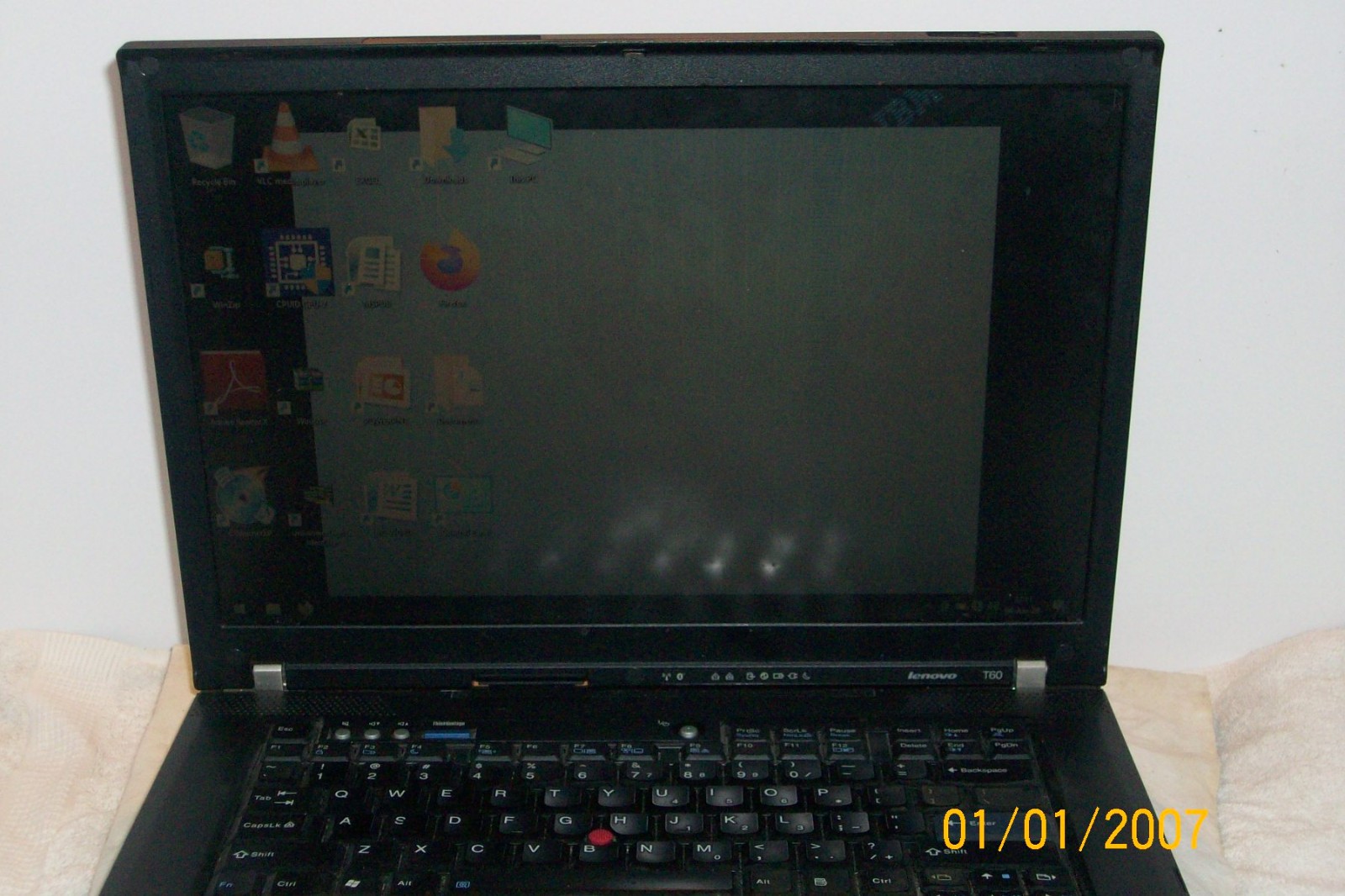 Lenovo (IBM) Thinkpad T60 Laptop Windows 10 Pro Intel T7200 3GB RAM 128GB SSD