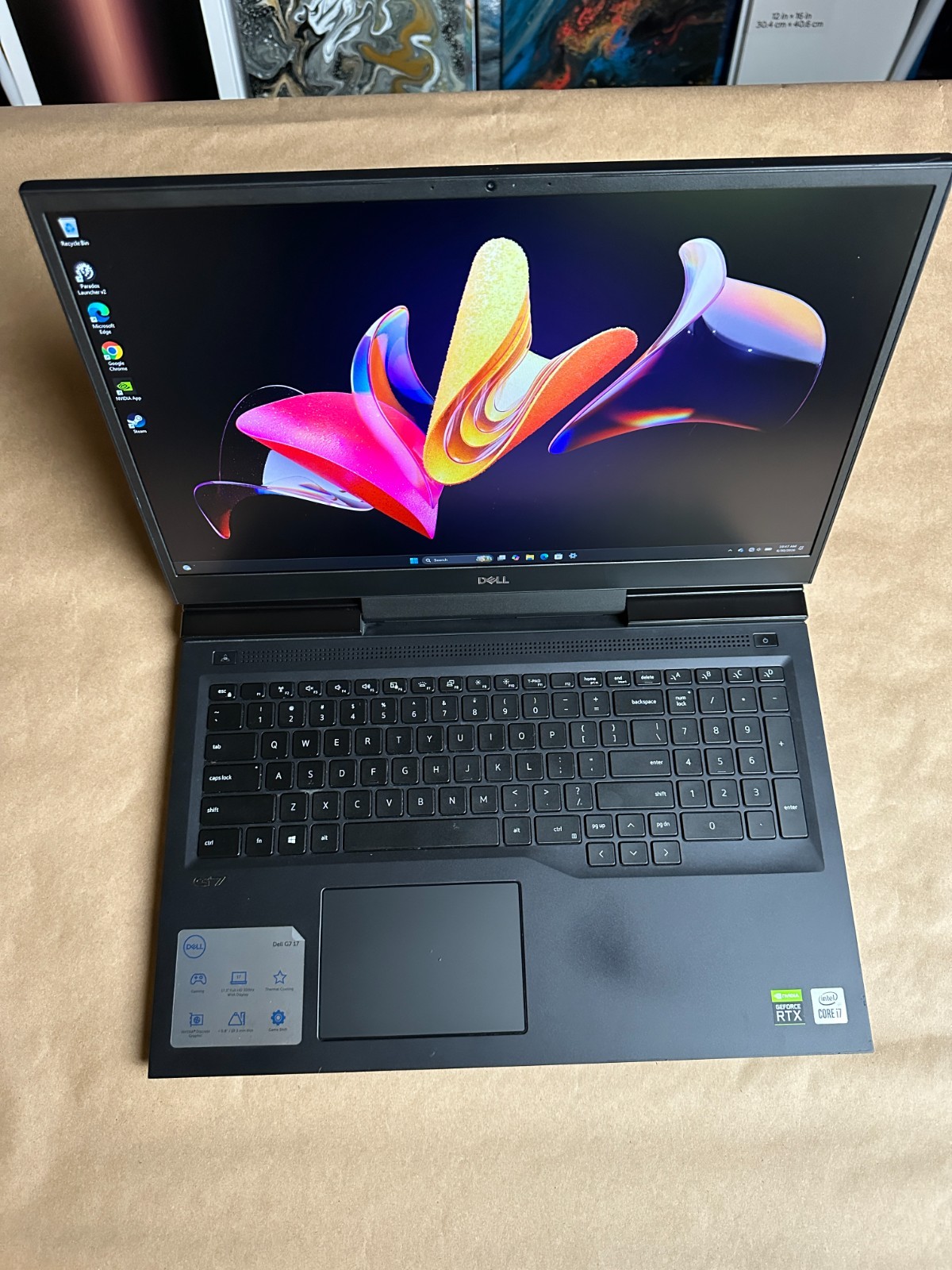 Dell G7 17 Gaming Laptop i7-10750H RTX 2070 32GB 512GB SSD 300Hz Win11 + BOX