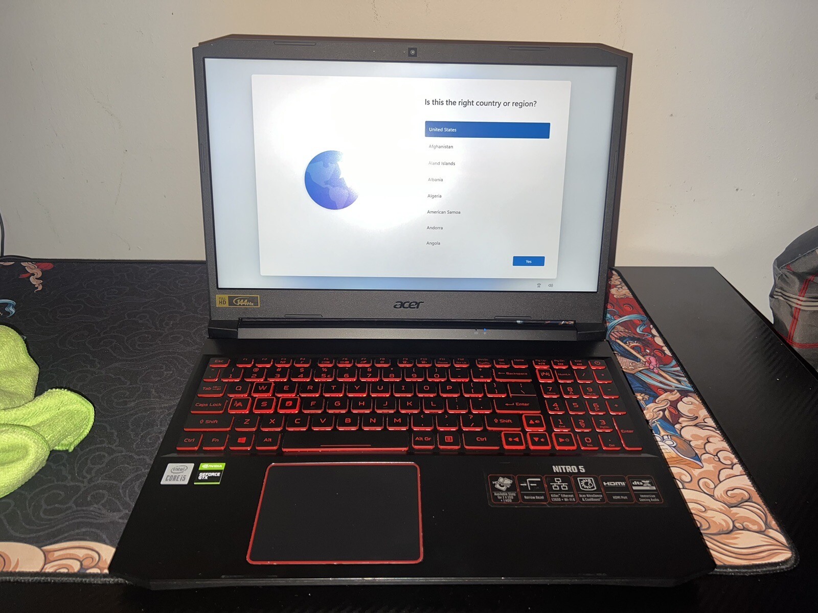 Acer Nitro 5 AN515-55 15.6″ (512GB SSD, Intel Core i5 10th Gen., 4.50 GHz, 8GB)