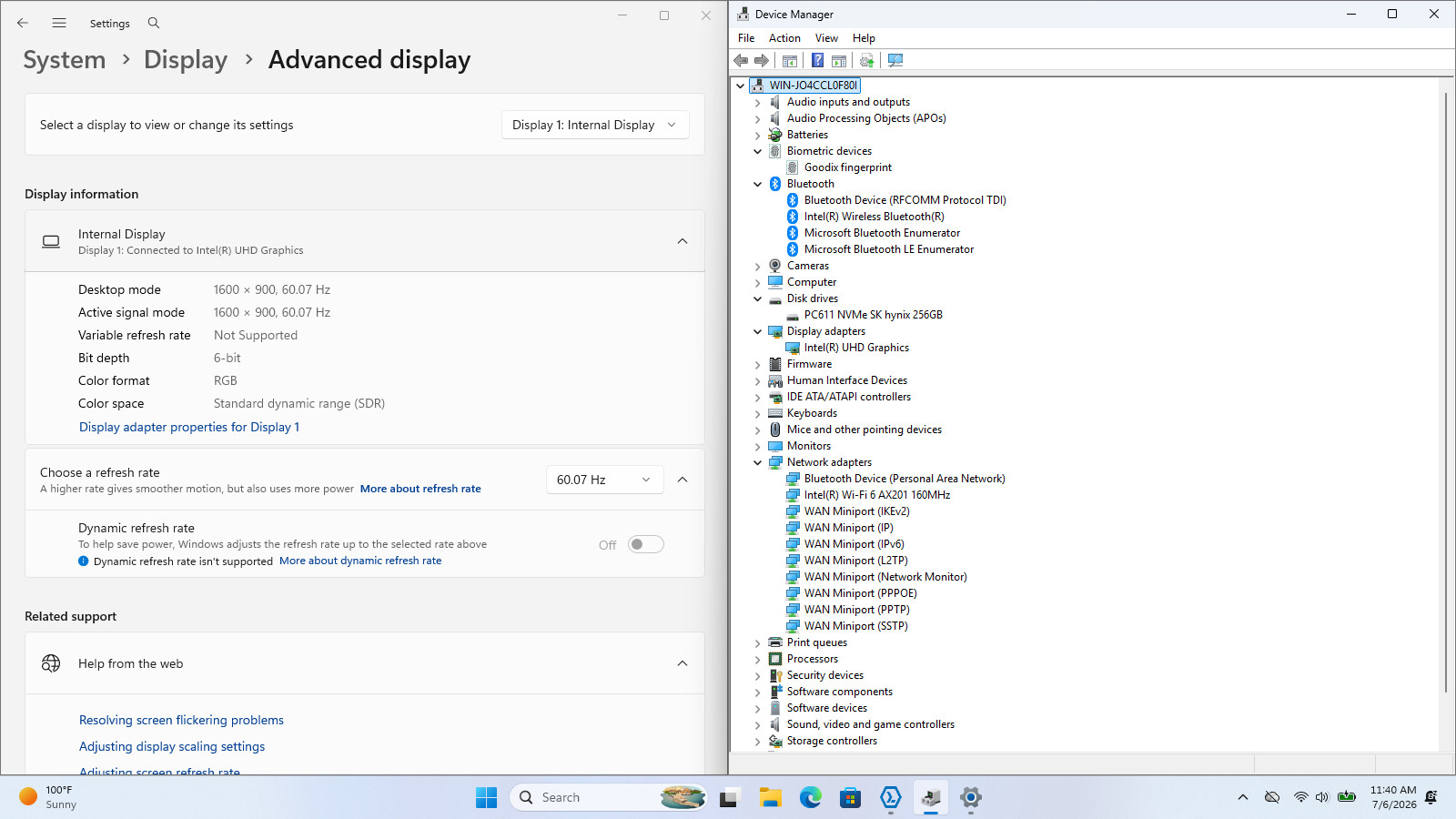Lenovo IdeaPad 3 17ITL6 17″ HD+ I3-1115G4 256GB SSD 8GB W11 Webcam FP Reader