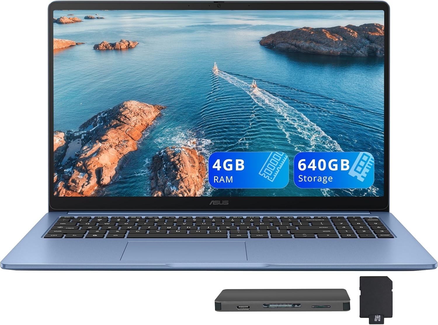 Chromebook CX15 15.6″ FHD IPS Laptop, Intel Celeron N4500, 4GB RAM, 640GB Sto…