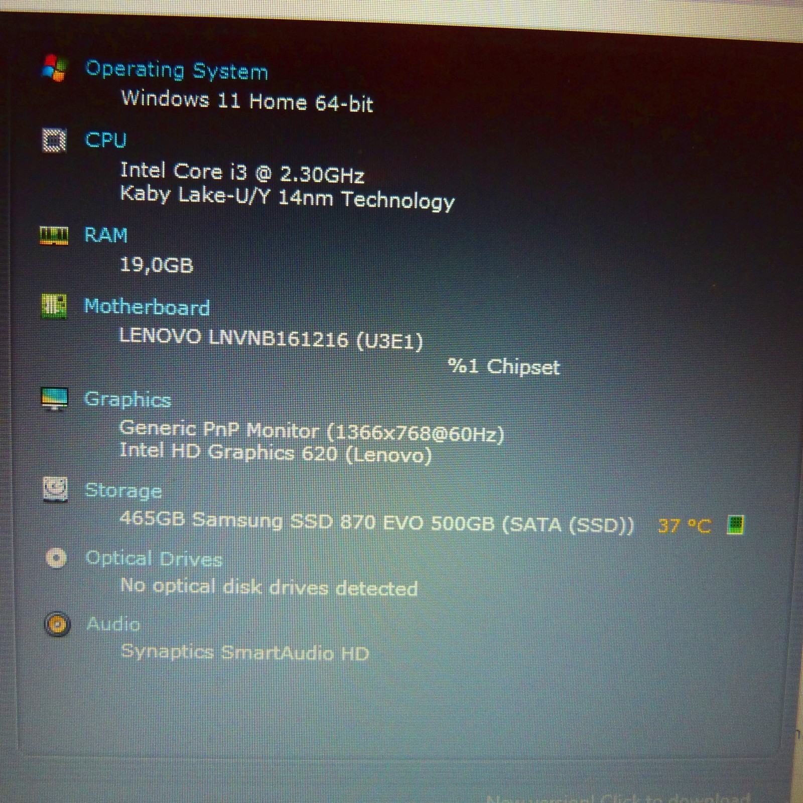 Lenovo V130 15 inch Ultrabook 180 degrees l 500GB SSD I Windows 11 l 20GB…