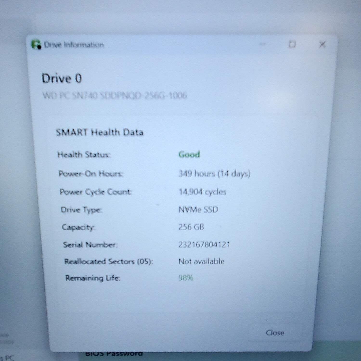 HP Pavilion 15-FC0077OD 15.6″ Ryzen 7 7730U 2.0GHz 16GB RAM 256GB SSD READ