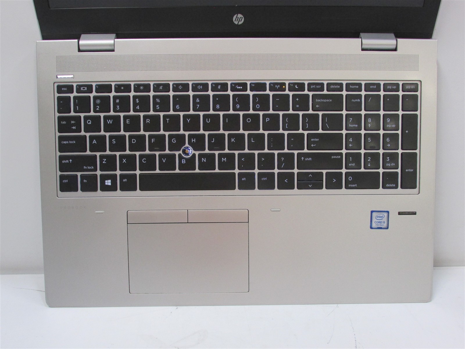HP Probook 650 G4 i5-7200U 2.5GHz 8GB RAM 128GB m.2 15.6″ W10P BAD KEY/COSM DMG