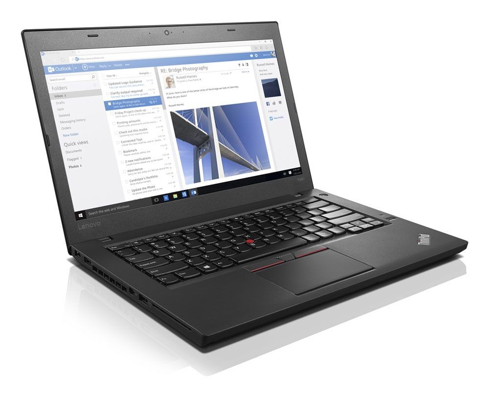 Lenovo ThinkPad T460 14″ Intel Core i5-6300U 8GB DDR3 256GB SSD W11P Laptop BK