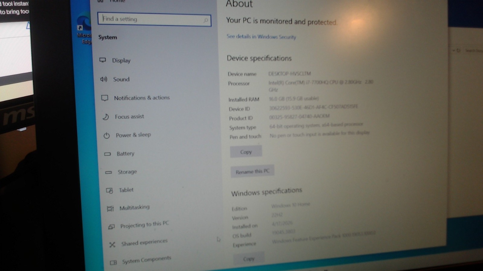 Dell Alienware 15 R3 15.6″ i7-7700HQ 2.80ghz 16GB RAM 1TB GTX 1060 WIN 10 PRO