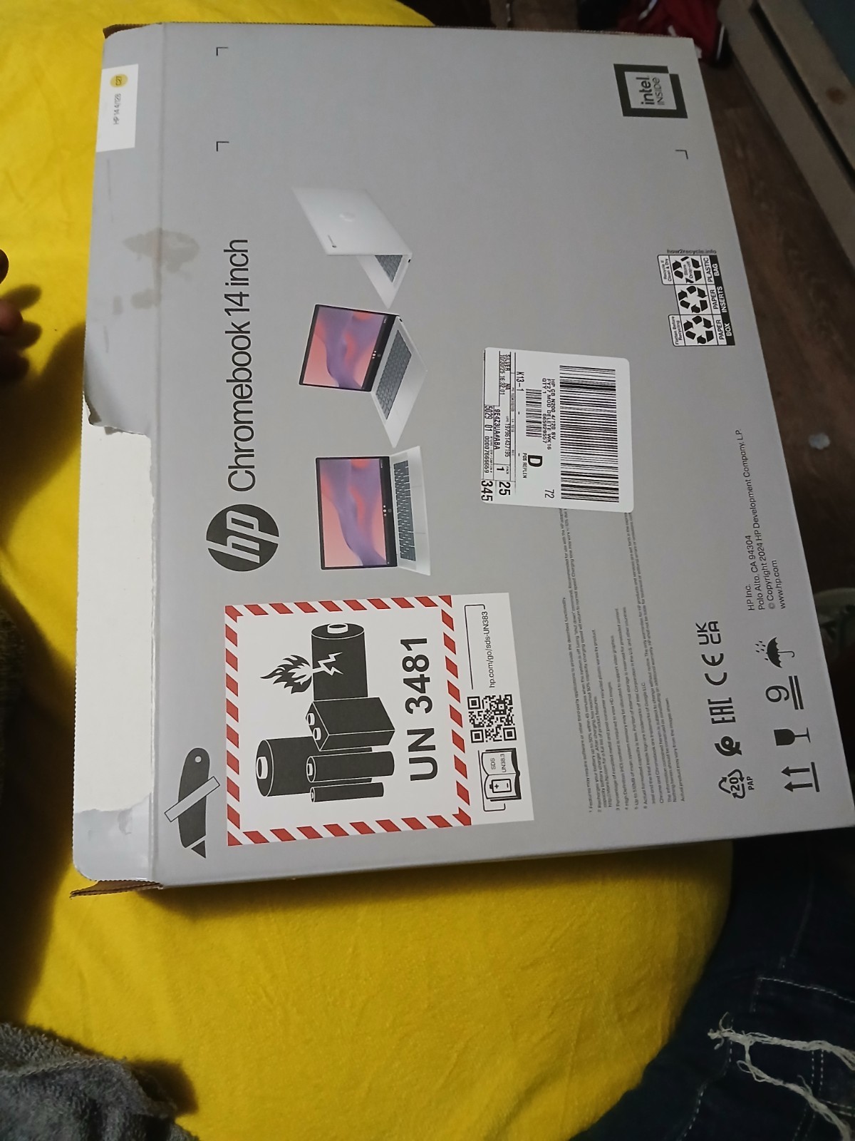 HP Chromebook 14″ Laptop – Intel N200, 4GB RAM, 128GB SSD, HD Display – New