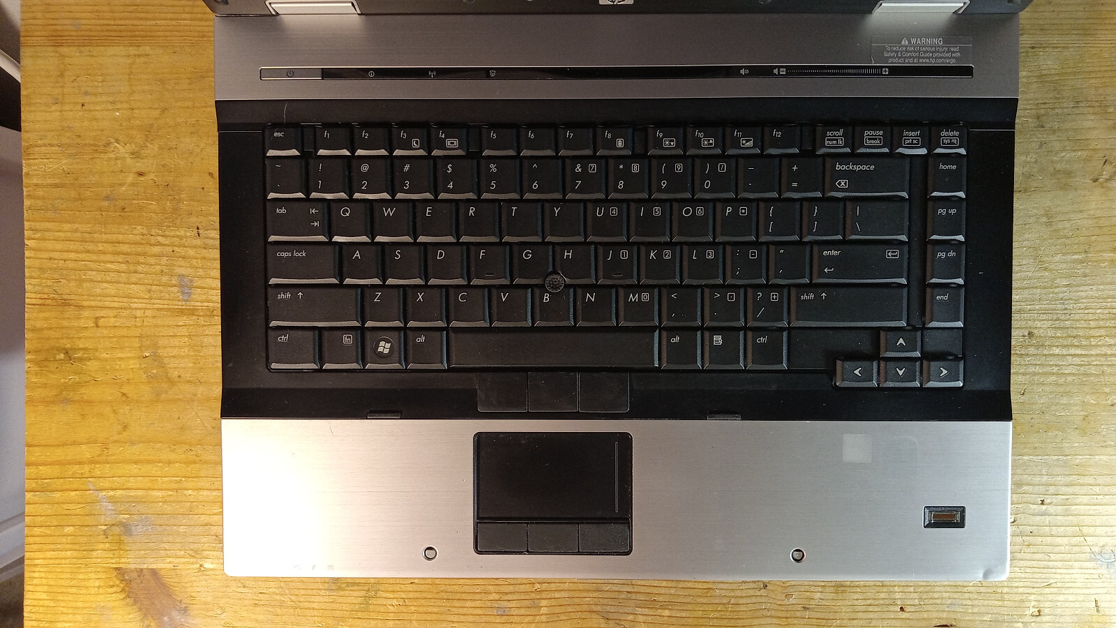 HP Elitebook 8530P, CPU Intel T9400 2.3 GHZ, 480 SSD, 4 GB RAM, Win. 11 Pro
