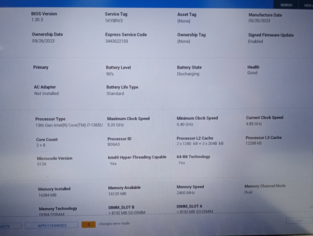 Dell Latitude 5440 i7-1365U VPRO@5.20GHz 16GB RAM 256GB NVMe WIN 11 Pro MC596!