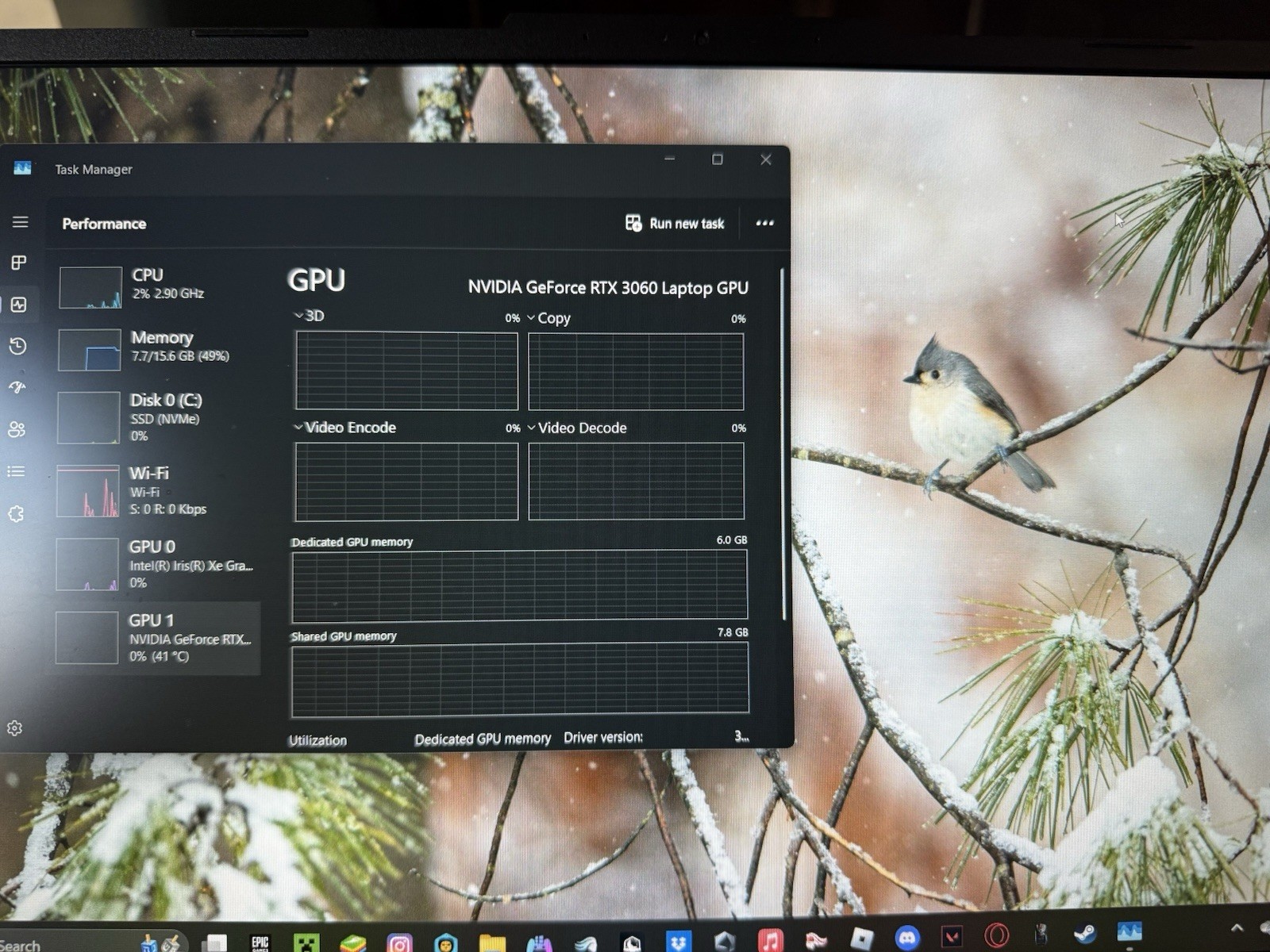 ASUS TUF Gaming F15 FX507ZM FHD 300Hz i7-12700H RTX3060 16GB RAM 1TB SSD