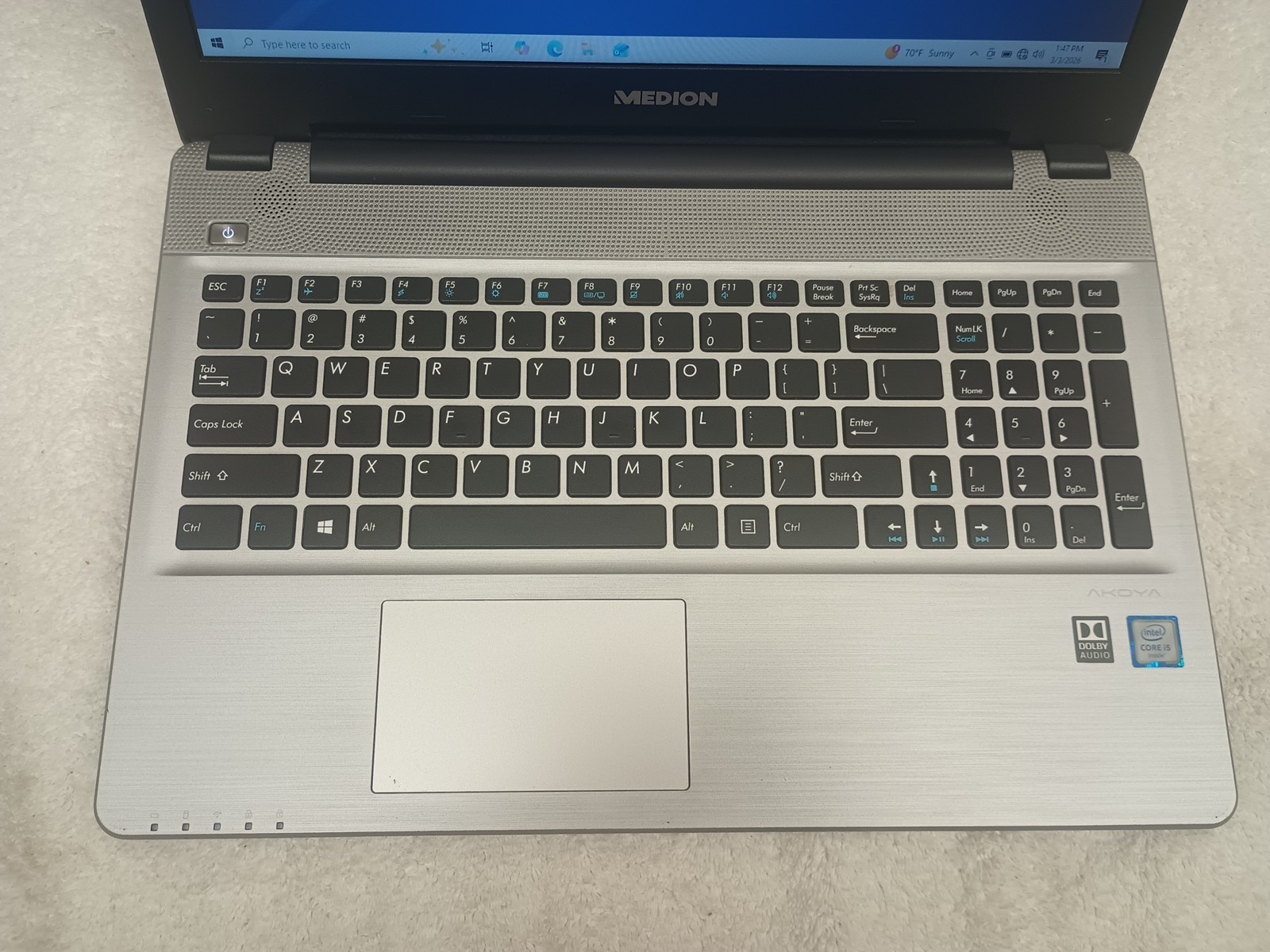 Medion Akoya E6422 i5-6200 CPU 2,30GHz 8GB 128GB HDD 1TB Windows 10 15.6″ Laptop