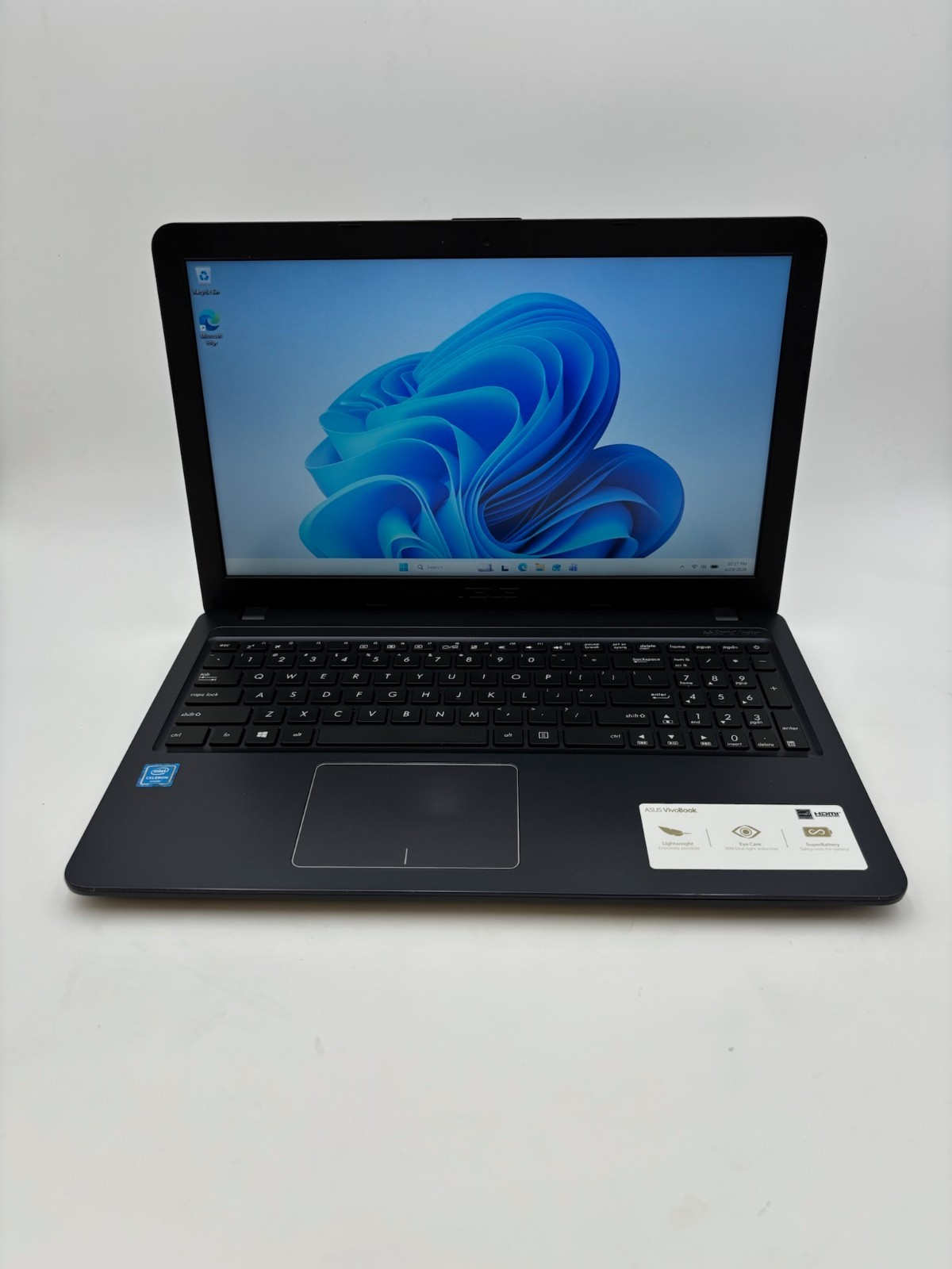 Asus VivoBook X540MAR_R543MA 15.6″ 1 TB HDD 4 GB RAM Celeron N4020 Win 11 Home