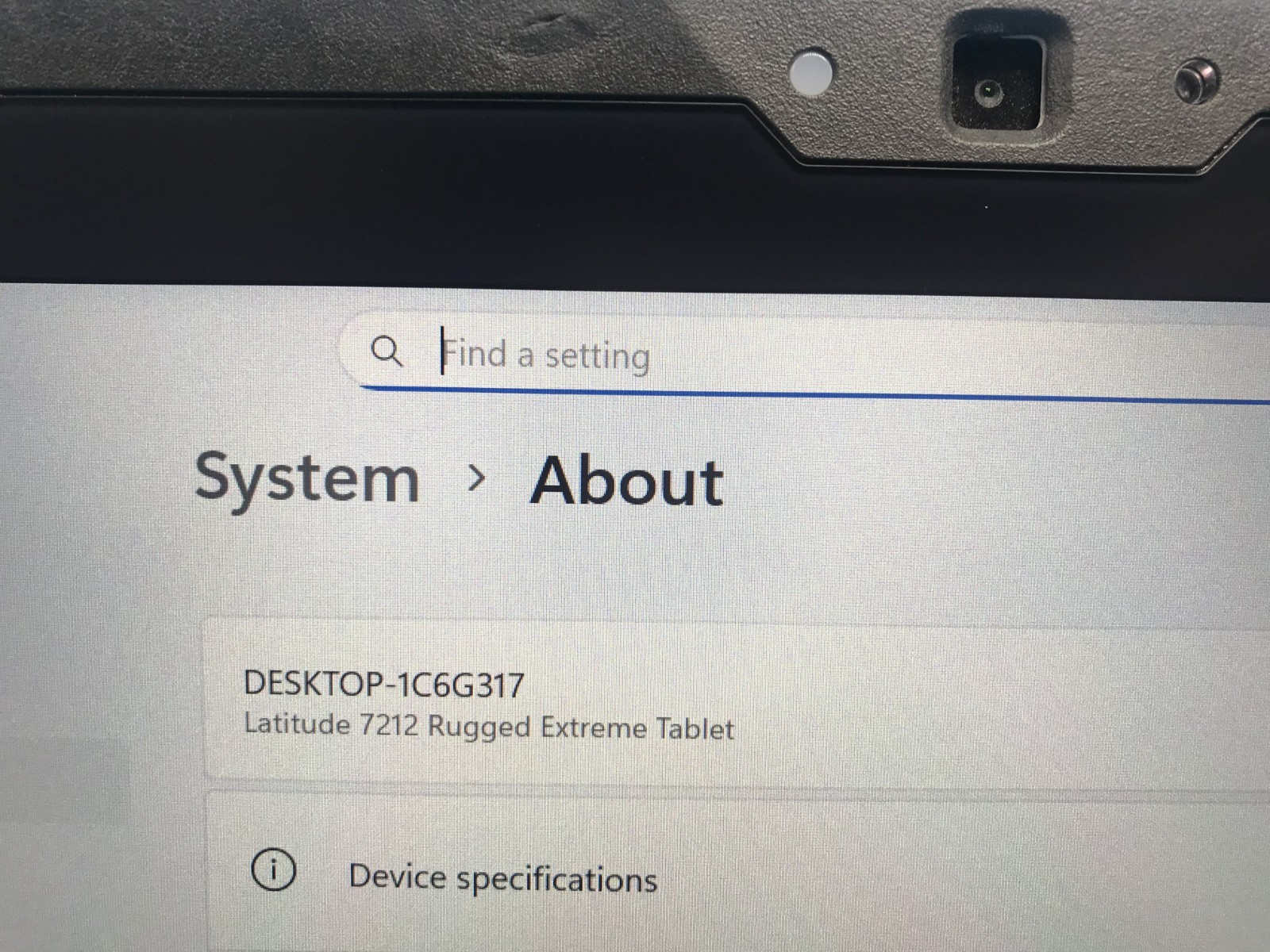 Dell Latitude 7212 Rugged 11.6″ Core i5-8350U 1.70GHZ 8GB RAM 256GB SSD Win 11