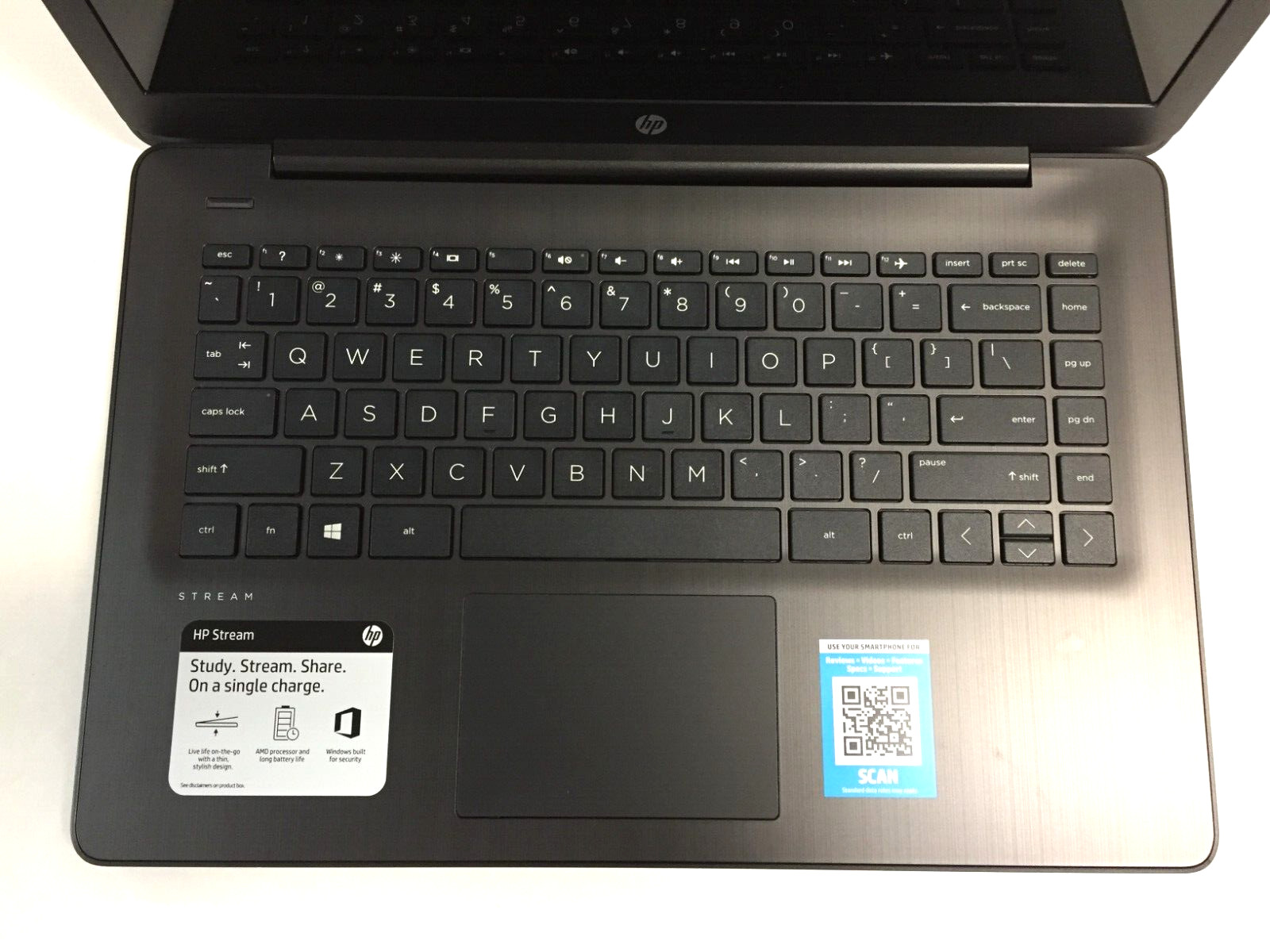 HP Stream 14-ds0013dx Laptop 14″/AMD A4-9120E APU/4GB RAM/64GB eMMC/Win10s