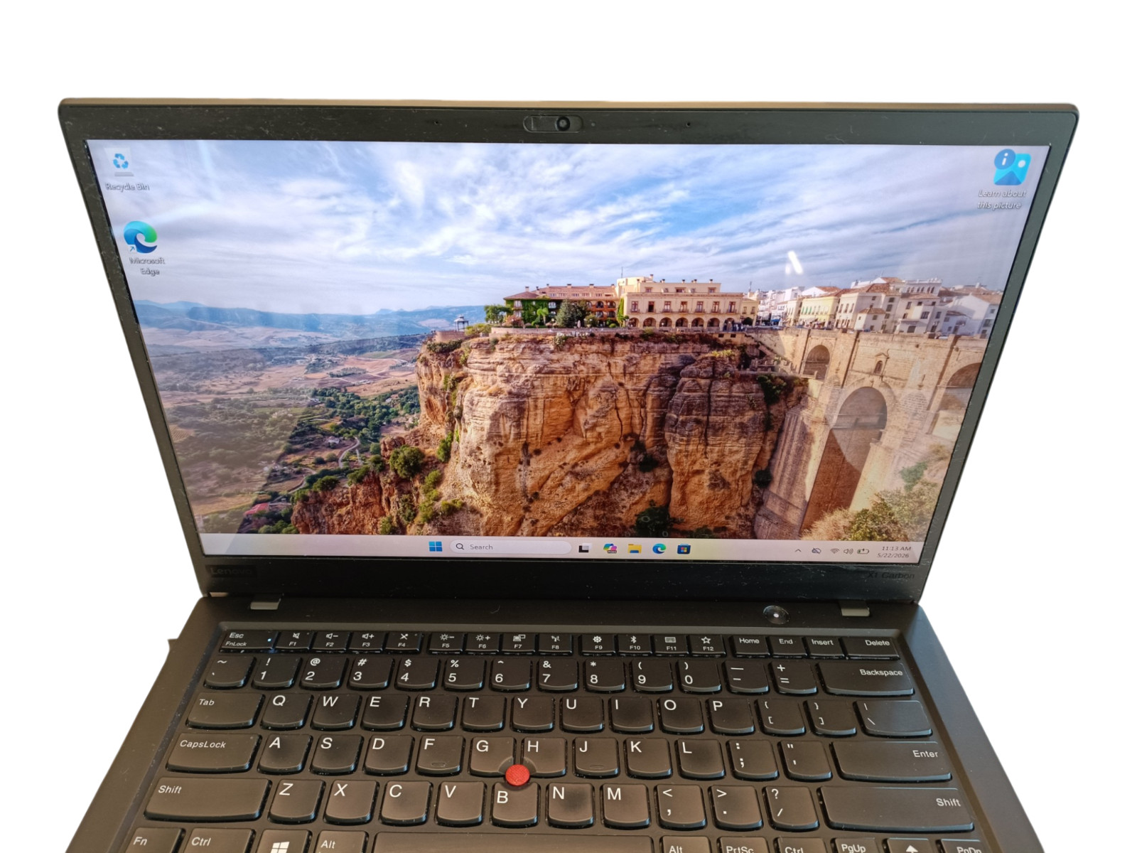 Lenovo ThinkPad X1 Carbon Gen 6 sku6691 14″ i7-8650U 1.90GHz 16GB 512GB Win11