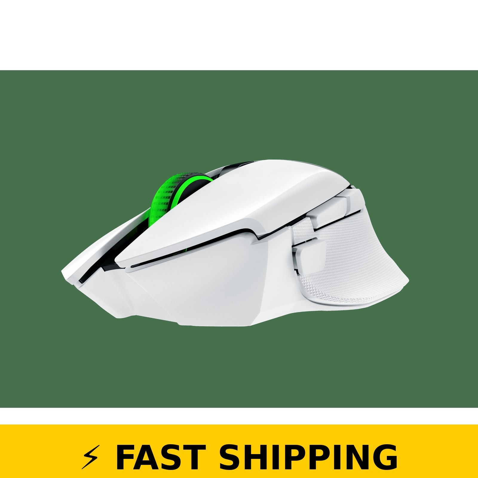 Razer Basilisk V3 X Hyperspeed Wireless Gaming Mouse – White