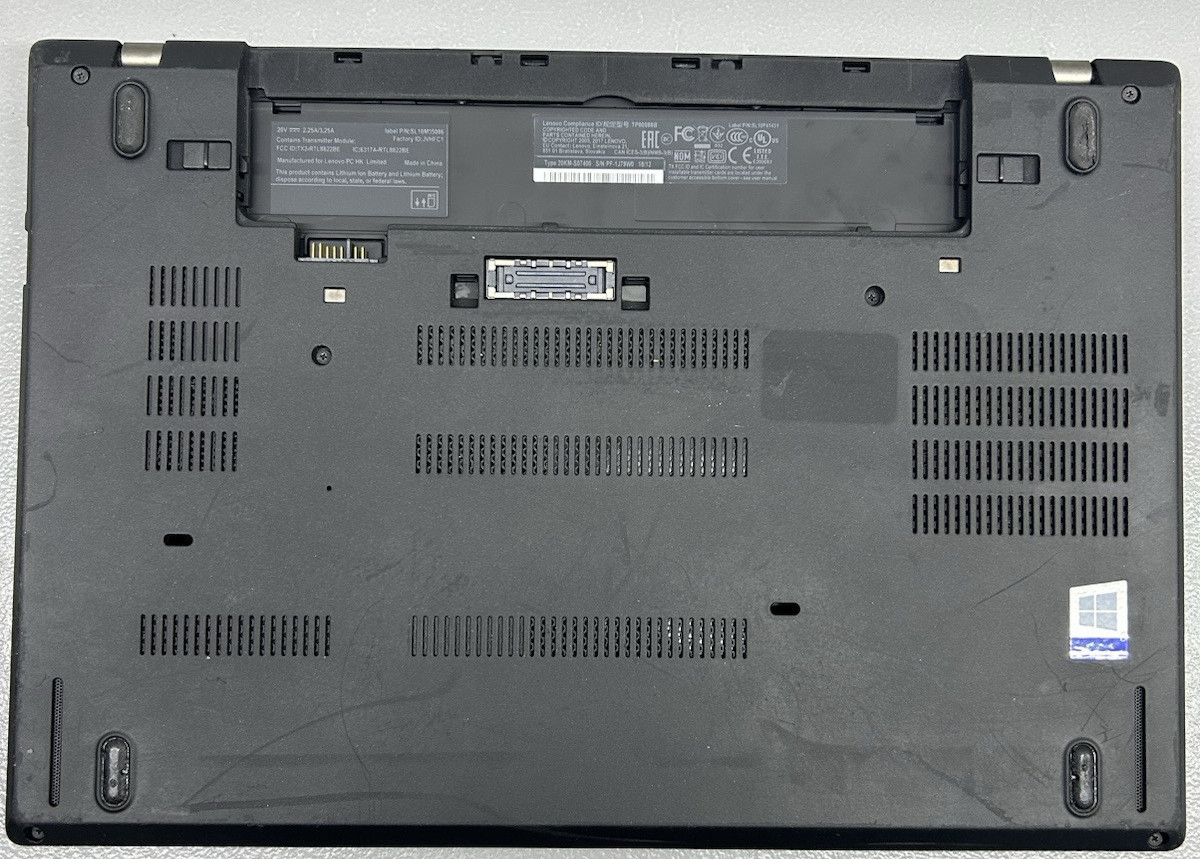 Lenovo ThinkPad A475 AMD Pro A 12-8830 @ 2.50GHz. NOSSD/RAM/KEYBOARD.AS IS