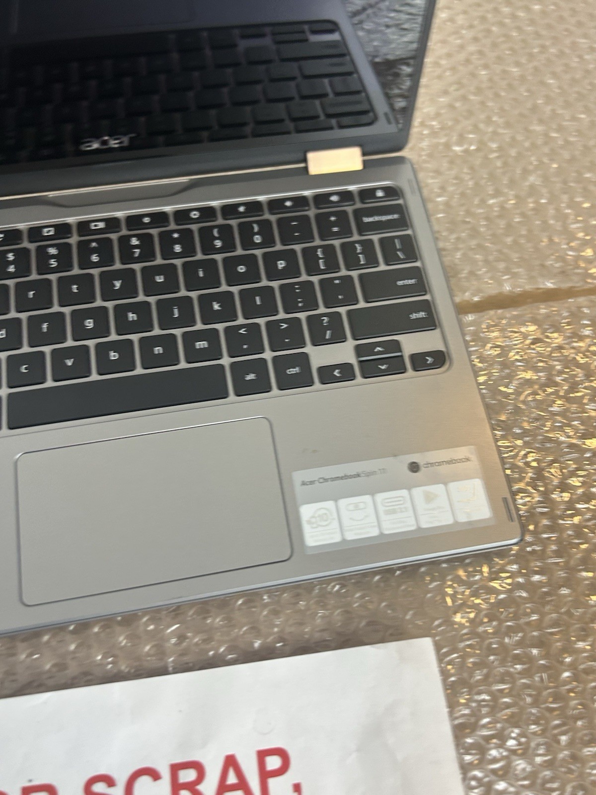 Acer Chromebook Spin 11 N17Q8 Convertible 11.6″ FOR PARTS or Not working