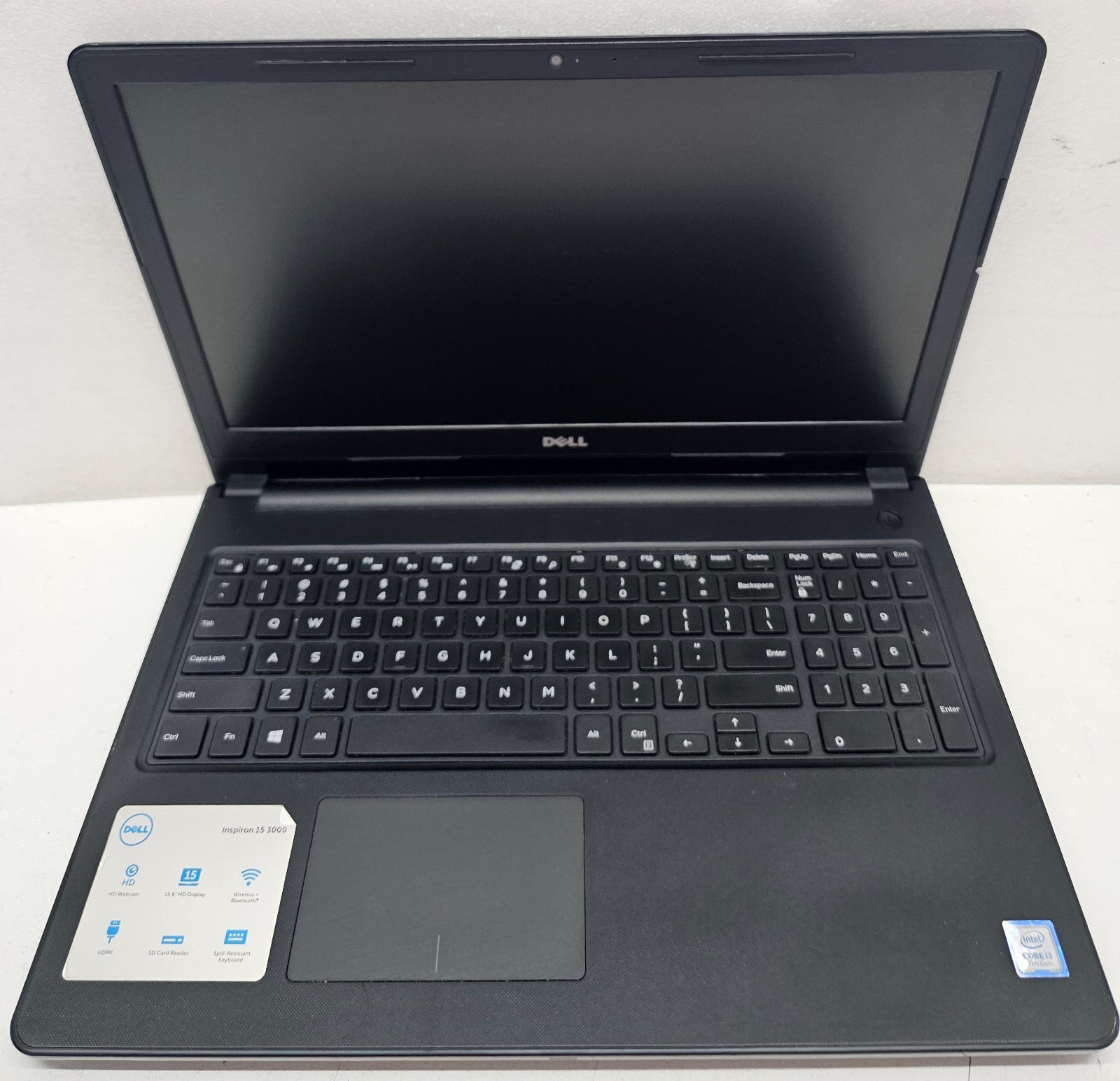 Dell Inspiron 15-3567 15.6″ Laptop Intel Core i3-7130U NO RAM/HD/OS/POWER (FL)