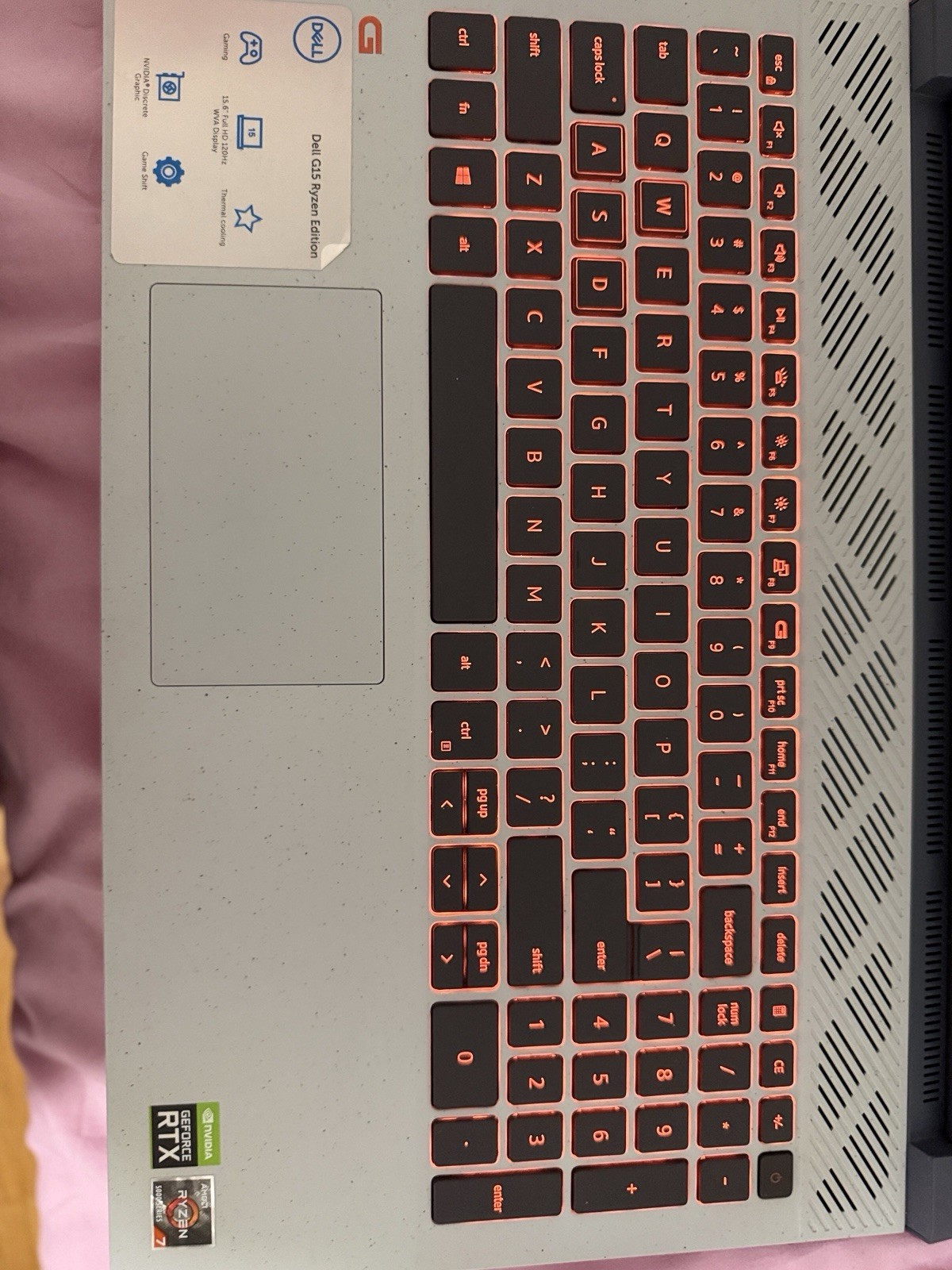 (SLIGHTLY USED)Dell G15 Gaming Laptop W/AMD Ryzen 7 AND NVIDIA GeForce RTX 3050