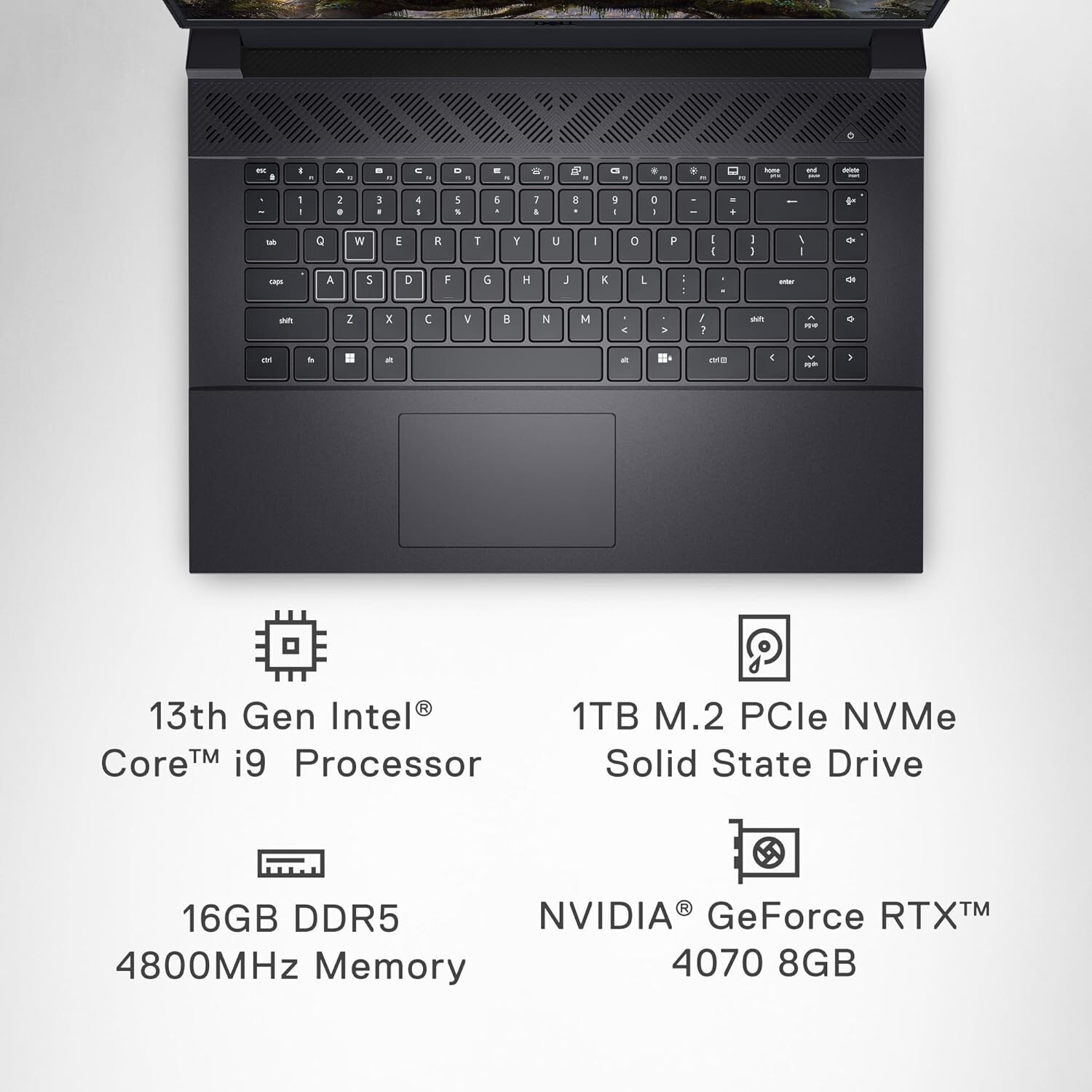 Gaming Laptop (RTX 4070 8GB, i9-13900HX, 16GB DDR5 RAM, 1TB SSD, 240hz Display)