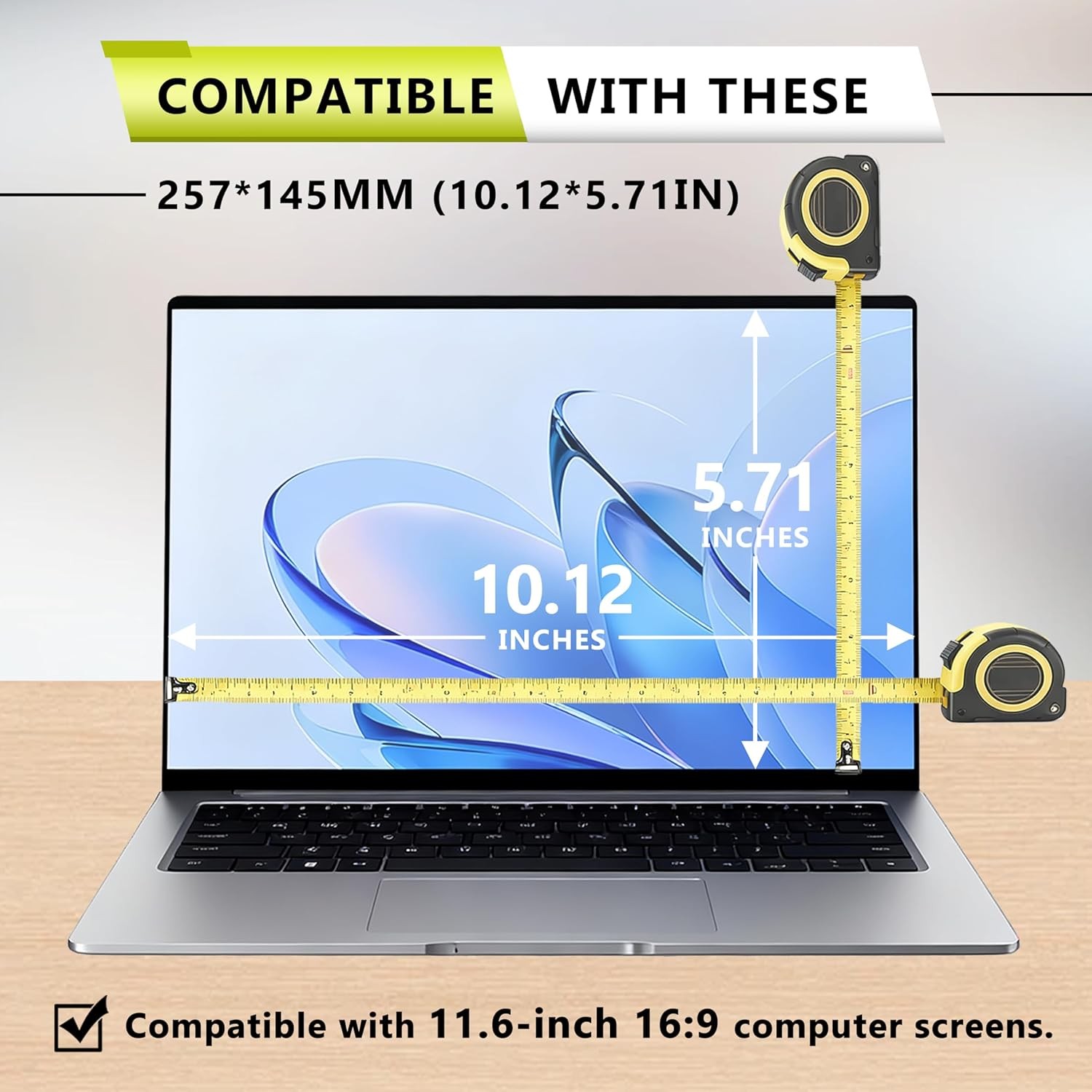 11.6 inch 16:9 Anti Blue Light Screen Protector for HP/Lenovo/Dell/ASUS/Acer/Sam