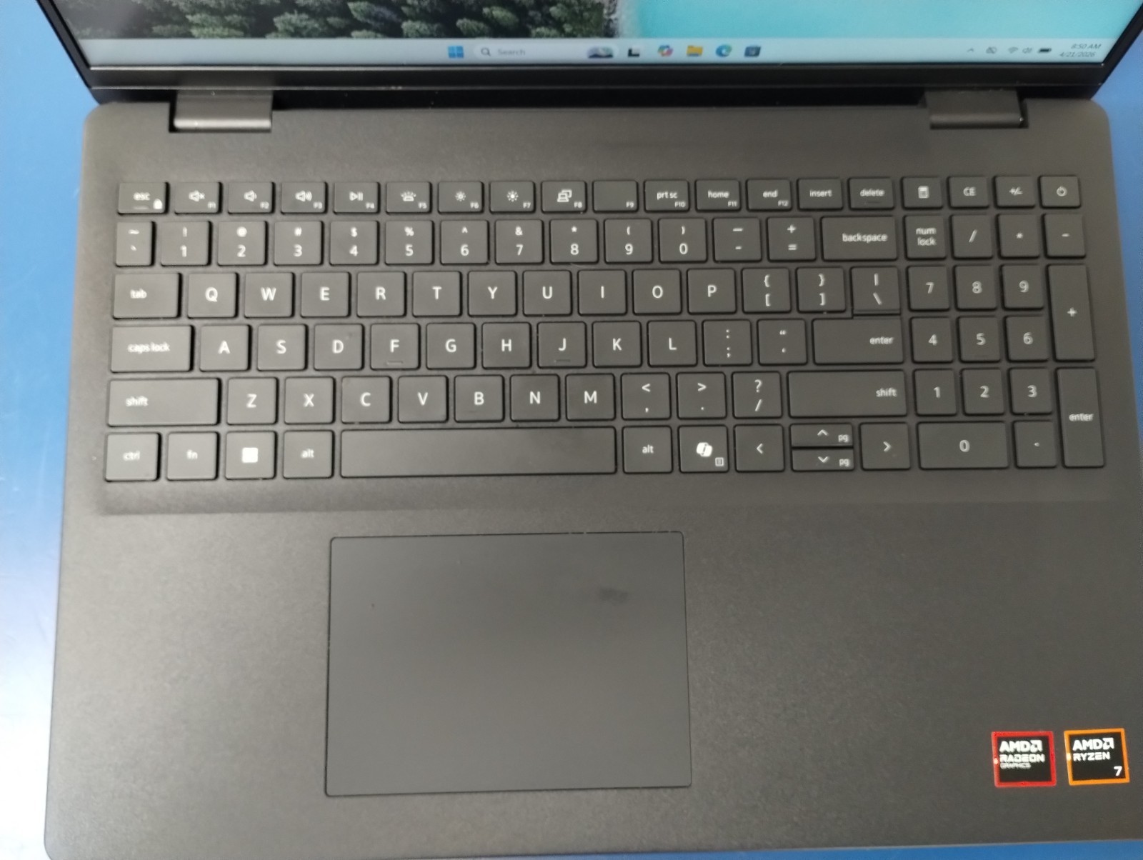DELL 16 DC16255 WRC27, AMD Ryzen 7 250, 3.30 GHz, 16 GB RAM, 1 TB NVMe SSD