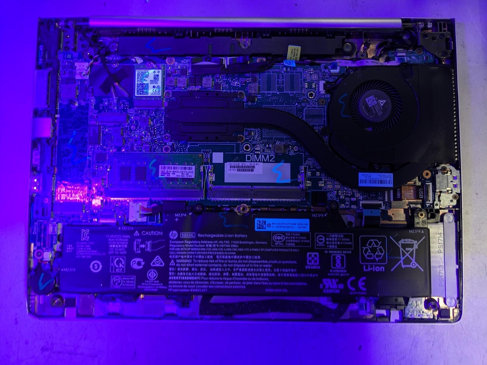 HP ELITEBOOK 840 G5 i5-8250U @ 1.60GHz, 8GB RAM, NO HDD/OS – (FOR PARTS)