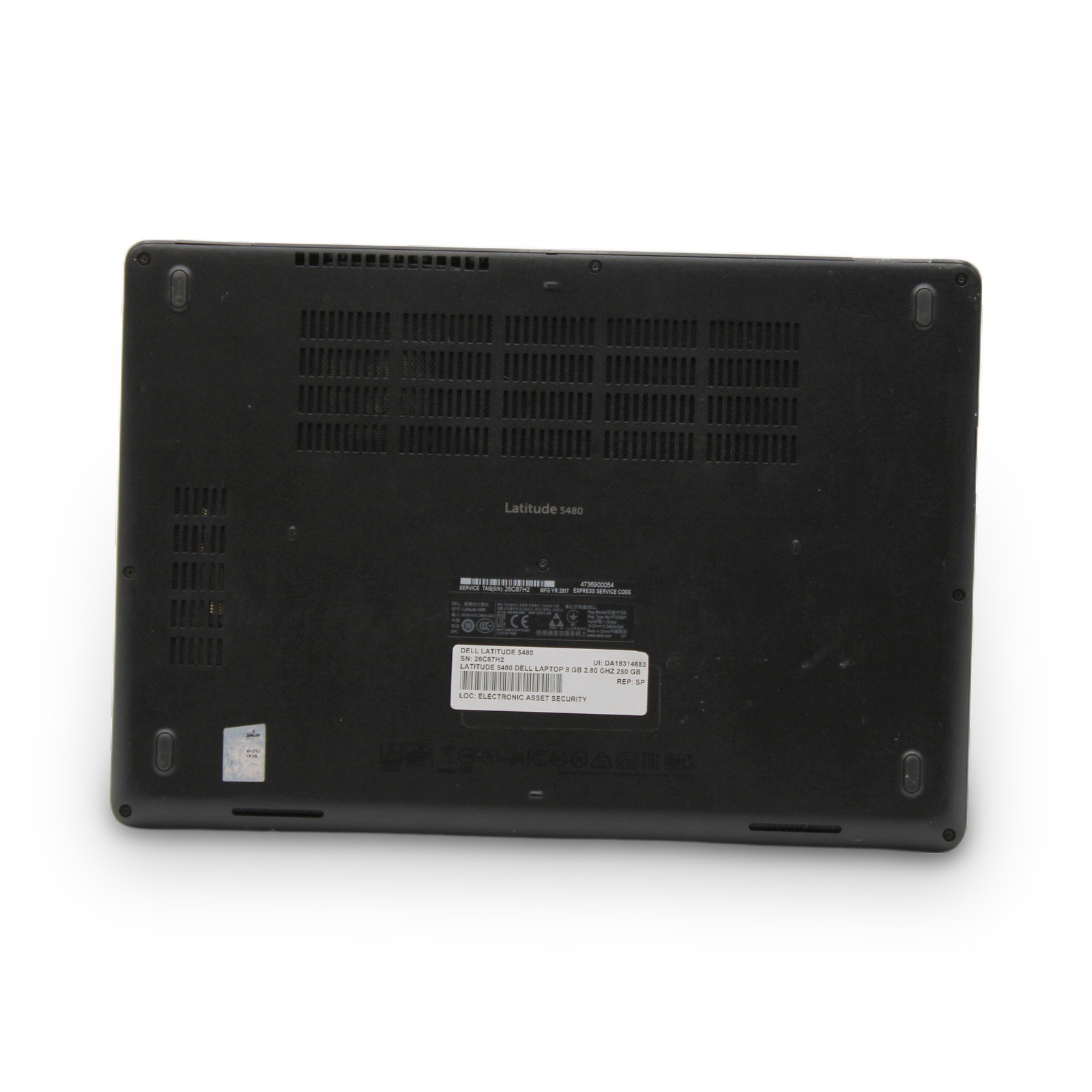 Dell Latitude 5480 14in i5-7200U 8GB No OS, Drive, Power Cord Grade B