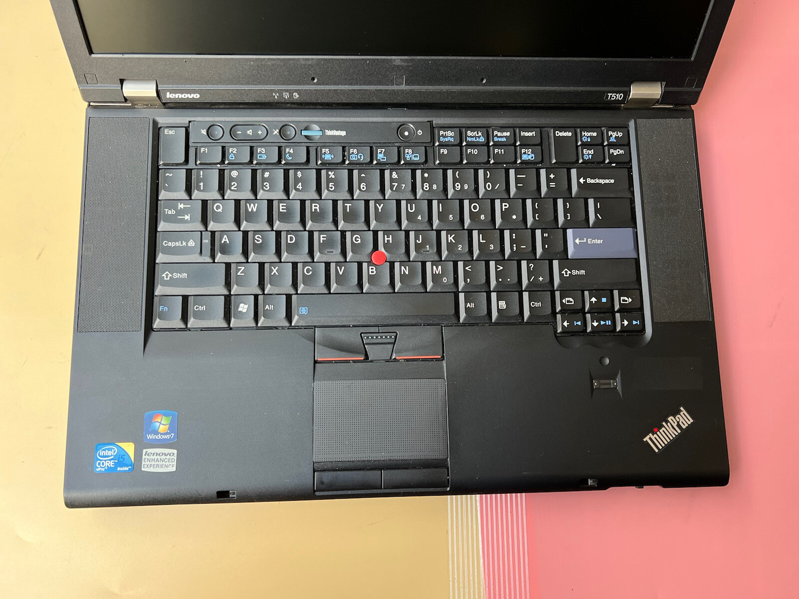 Lenovo ThinkPad T510 vPro Intel Core i5 M520 4GB RAM 0GB HDD PARTS OR REPAIR