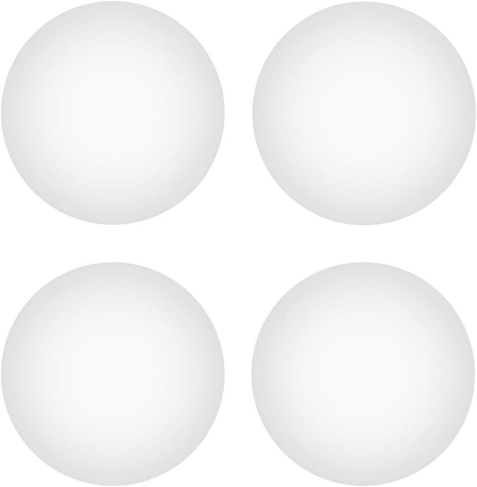 4 Pcs White Silicone Feet for MacBook Pro/Air – 0.59 Inch Diameter