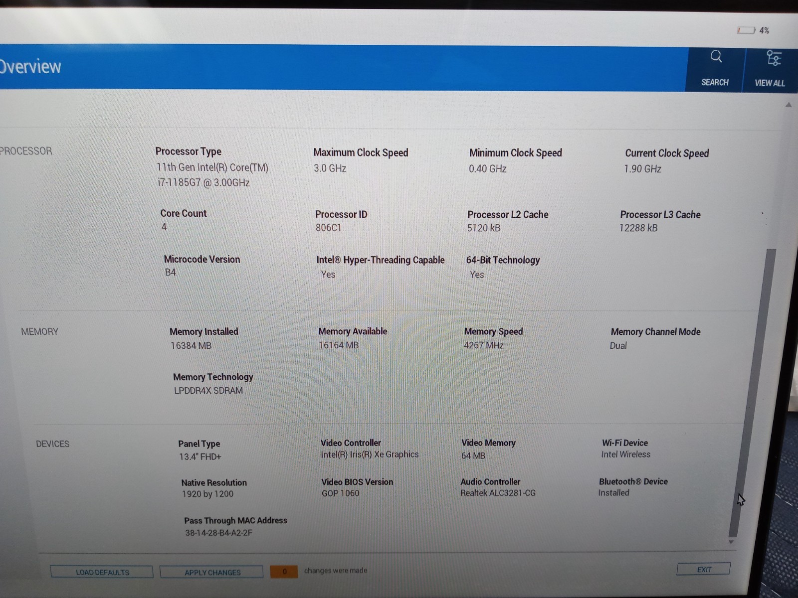 Dell Xps 13 9310 | i7-1185G7@3.0GHZ | 16GB RAM | NO OS/CHRGR/HDD | READ DESC