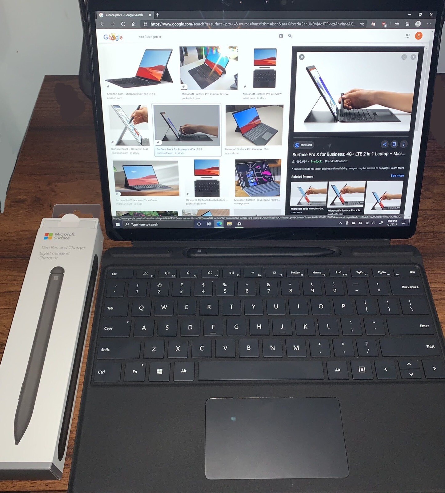 Microsoft Surface Pro x sq1