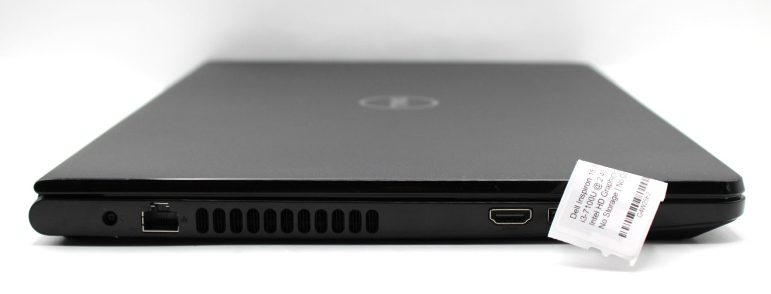 Dell Inspiron 15 3567 i3-7100U@2.4GHz 6GB DDR4 NO STORAGE/OS *USED/TESTED*