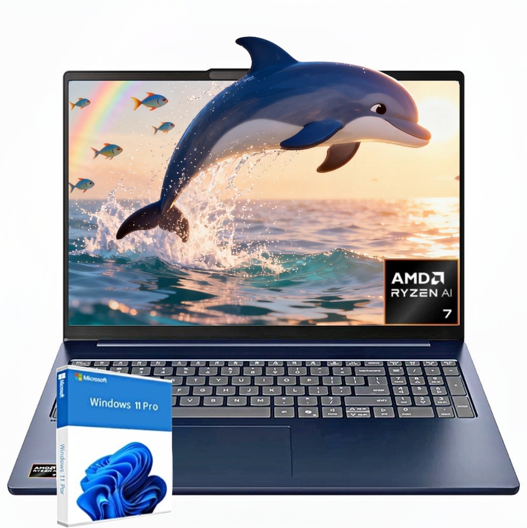 Lenovo IdeaPad Slim 5 16″ Touch Laptop AMD Ryzen AI 7 UpTo 64GB RAM 4TB Win11Pro