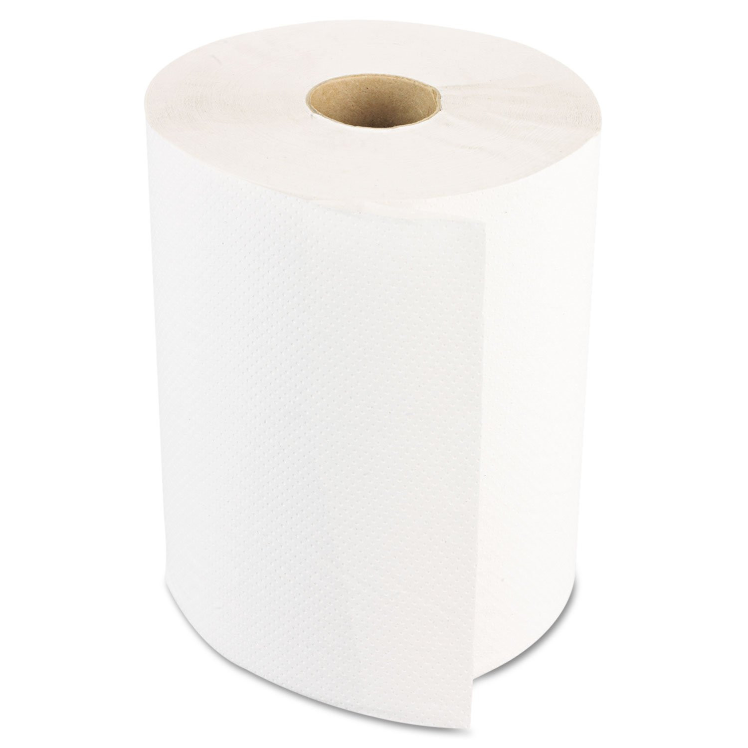 6250 Hardwound Paper Towels, Nonperforated 1-Ply White, 350 Ft (Case of 12 Rolls