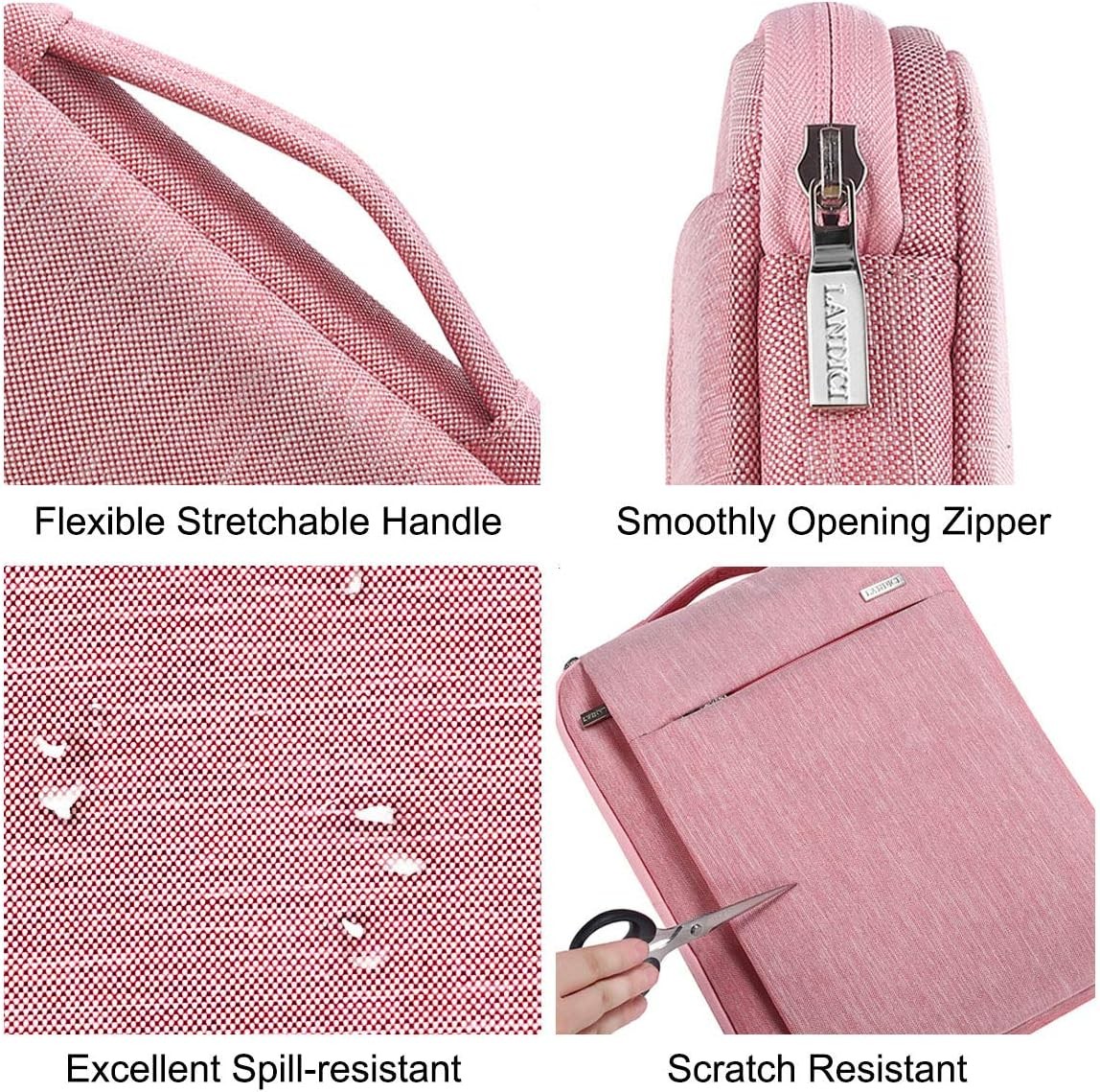 360° Protective Laptop Sleeve 11.6 Inch for Surface Pro 7 8 9, MacBook Air 11, P