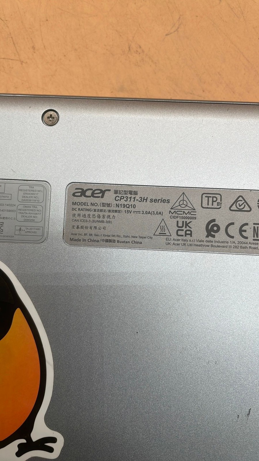 Acer CB3-431/CP311-3H/C871 & Toshiba CB30-A3120 No HDD Laptop Lot of 4