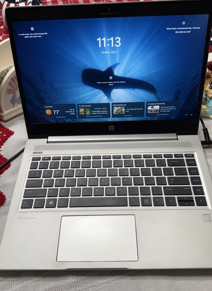 HP ProBook 445 G7 14″ Laptop Ryzen 5 4500U 2.3GHz 16GB 512GB NVMe – Win11 Pro