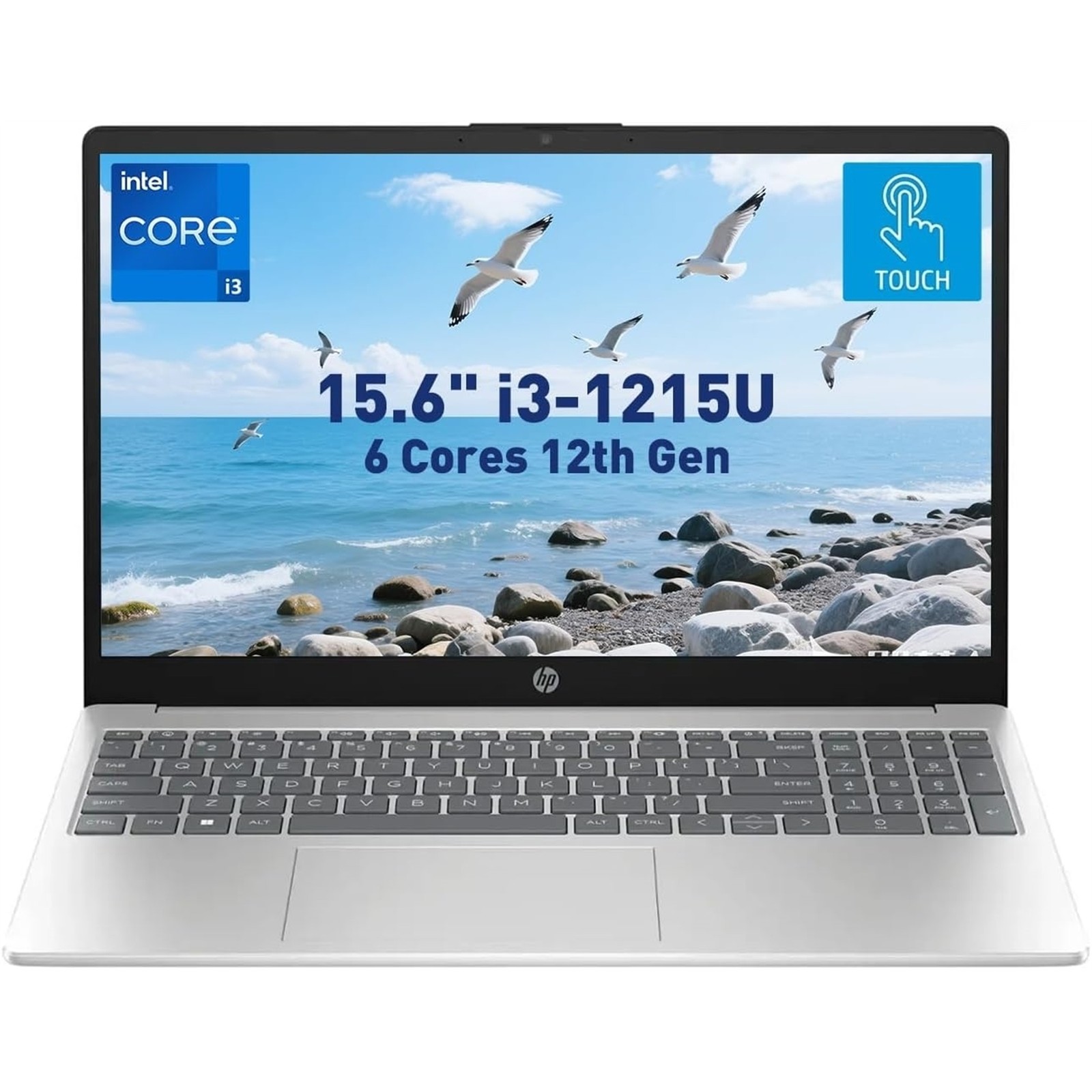HP 15-FD0023DX 15.6″ 16GB 512GB, Natural Silver