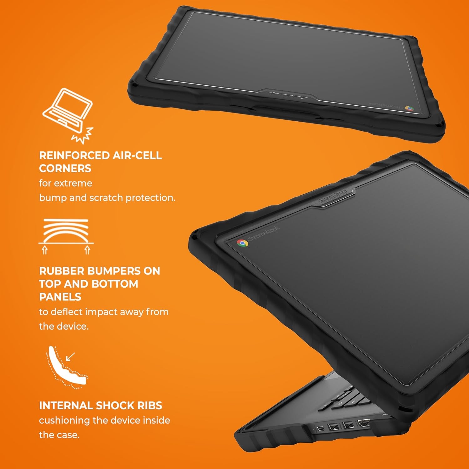 HP Fortis G11 & G1i | 14 inch | CB (Clamshell) Drop Tested Protection Case – Bla