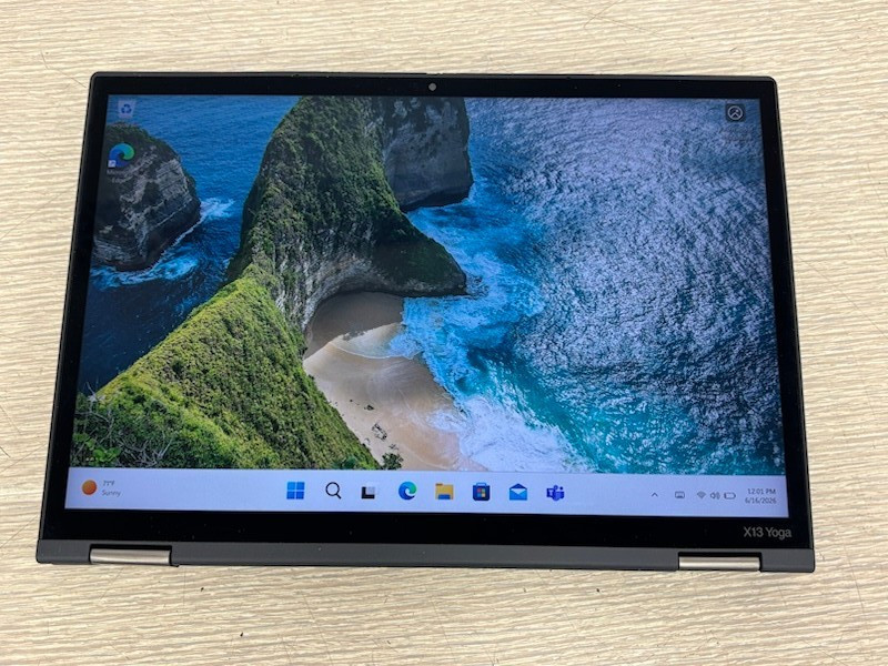 Lenovo ThinkPad X13 Yoga Gen 2 i5-1145G7 16GB 256GB SSD W11P -screen bezel issue