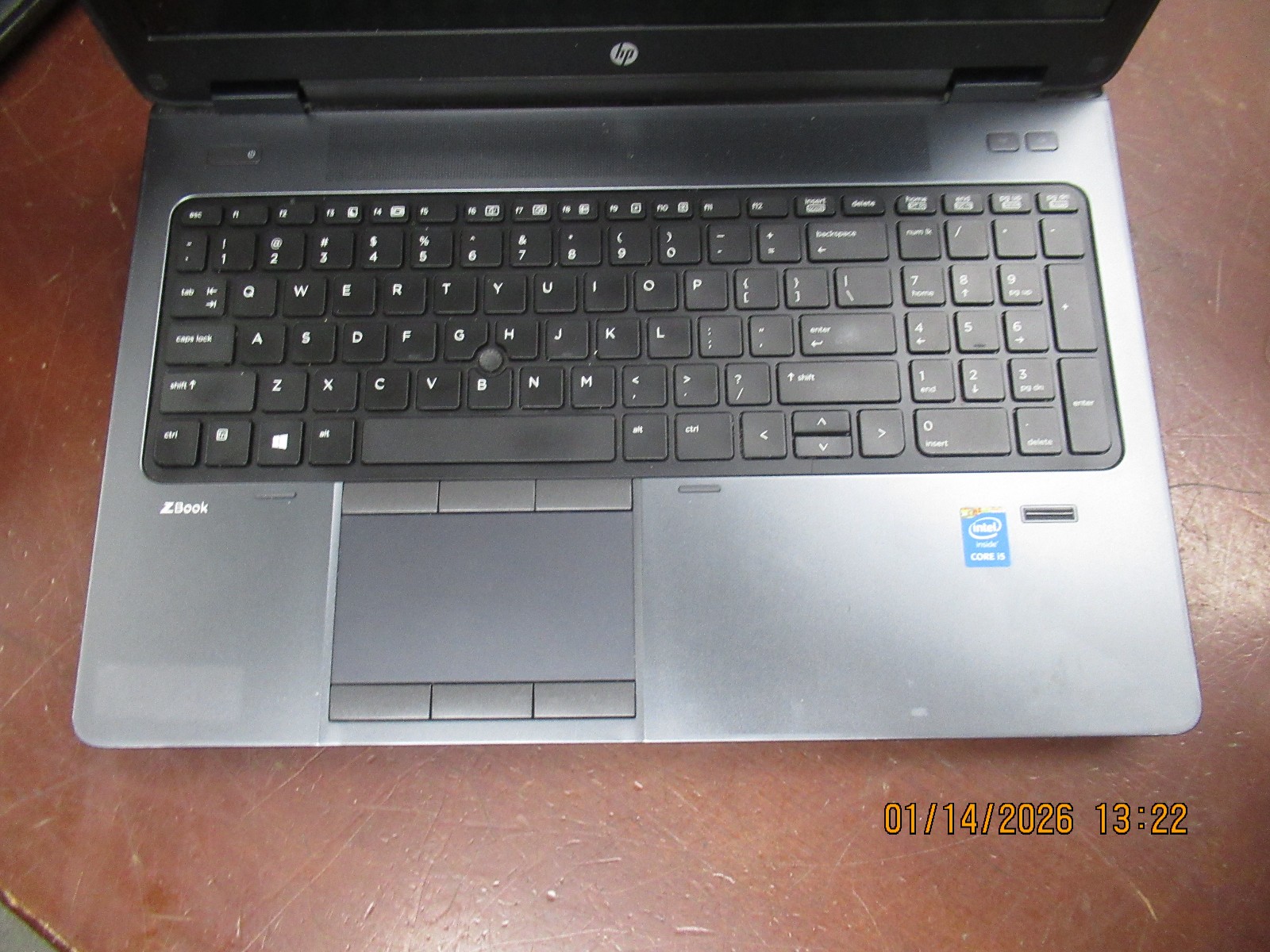 HP ZBook 15 15.6″ Intel i5-4300M 2.60GHz 16GB 256GB HDD Laptop w/ AC [NO OS]