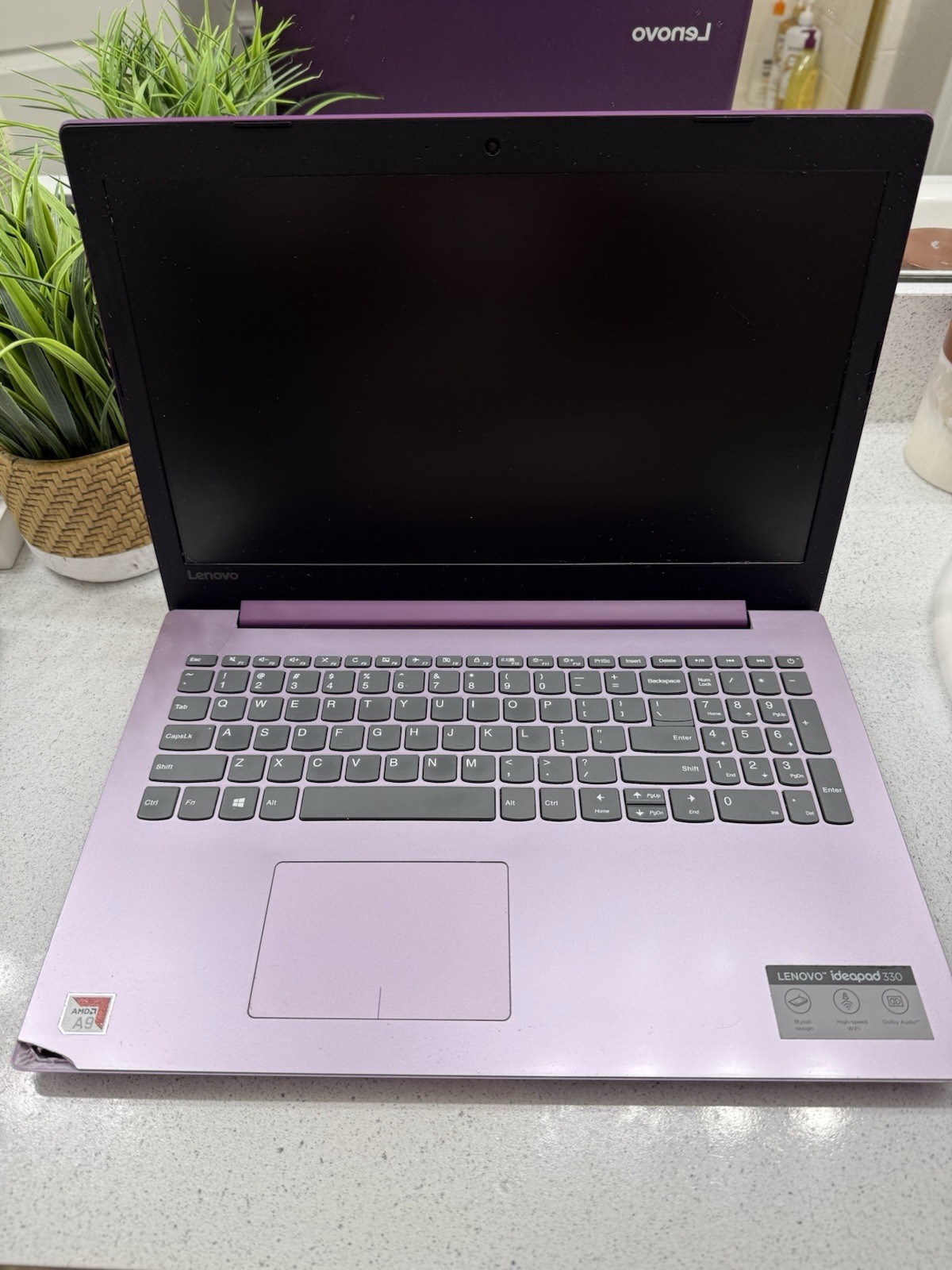Lenovo Ideapad 330 15.6″ (256GB SSD, AMD A9-9425, 3.10GHz, 8GB RAM) Laptop -…