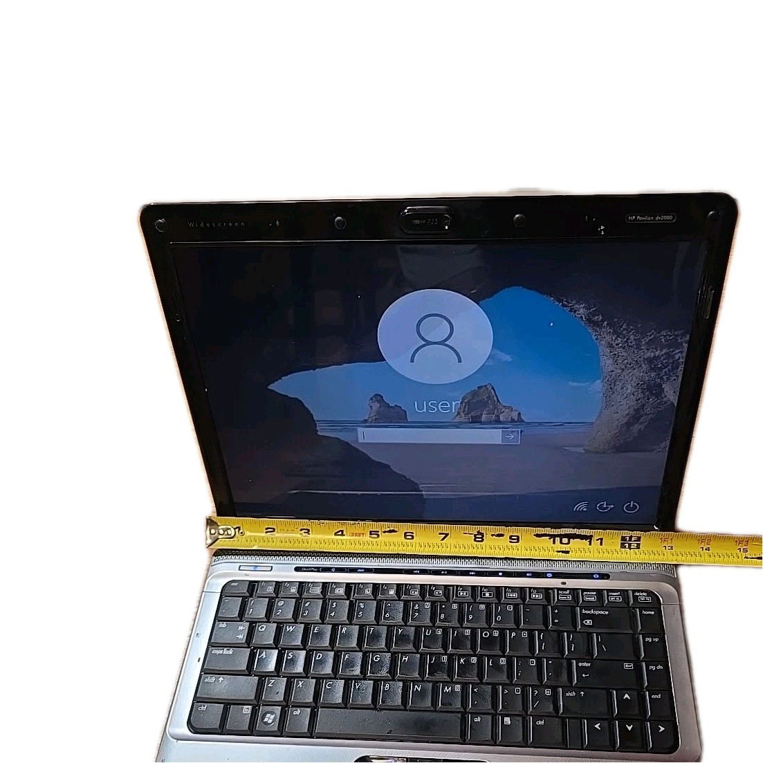HP Pavilion dv2615nr 14″ AMD Turion 64 X2 1GB RAM Windows 10 WiFi w/ Charger