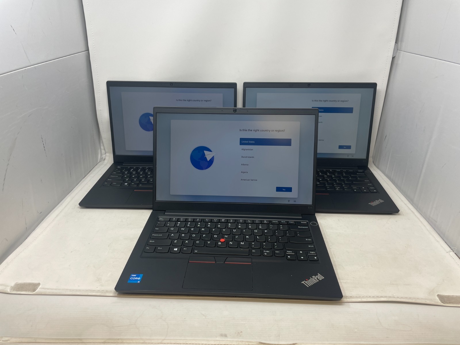 3 Lot: Lenovo ThinkPad E14 Gen 2 14″ 256GB SSD NVMe i5-1135G7 2.4GHz 8GB RAM
