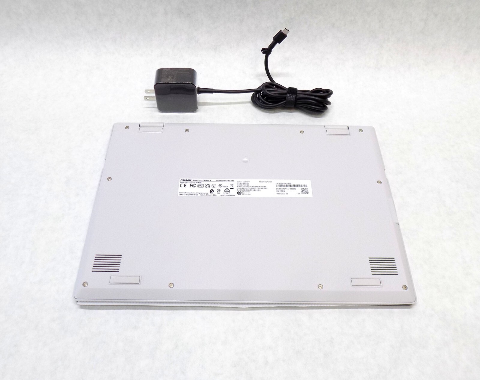 Asus Chromebook CX1400CKA-DB44 14″ Laptop Intel Celeron N4500 4GB RAM 64GB eMMC